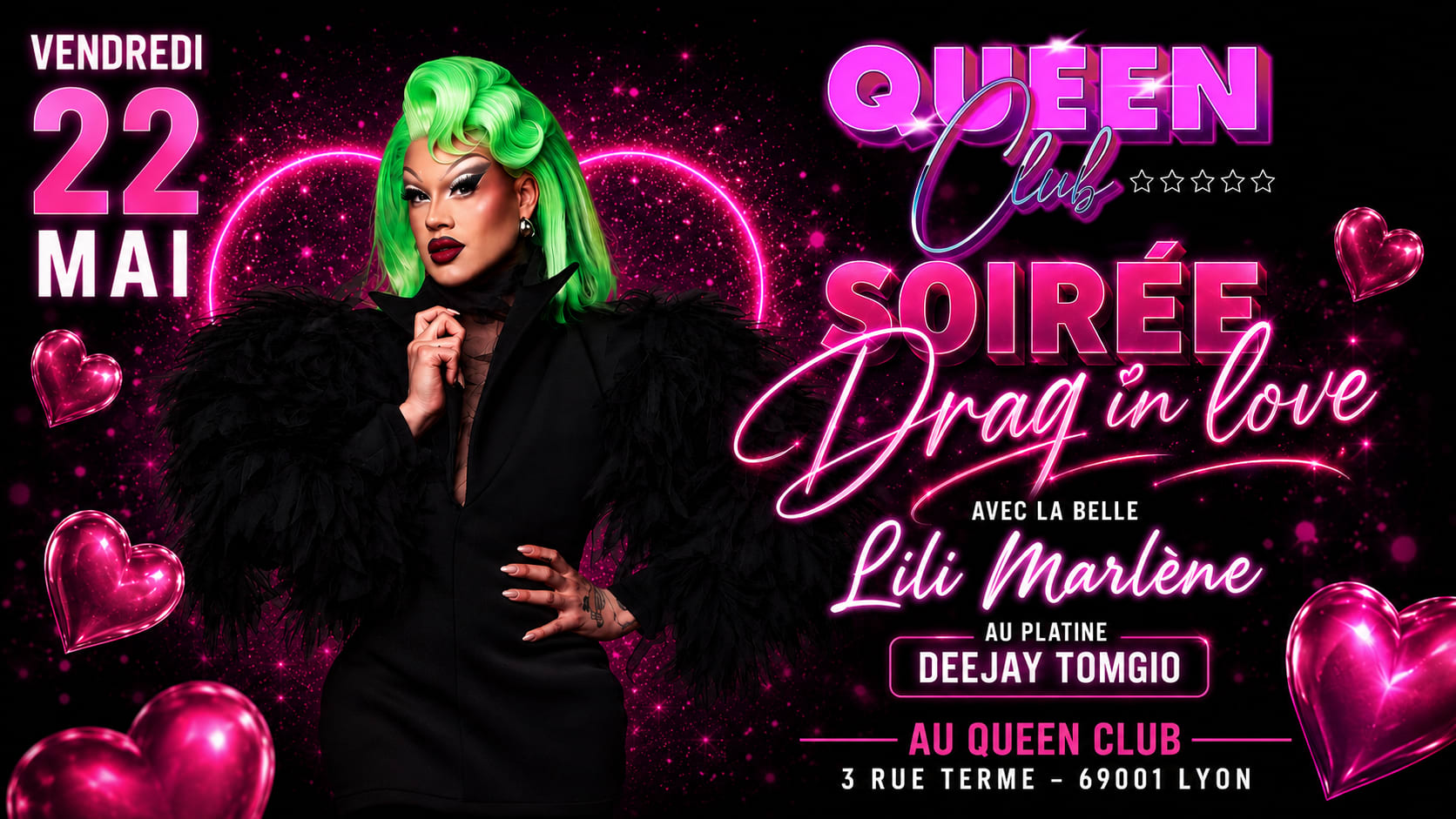 Soirée Drag In Love Dj Tomgio Show De Lili Marlène Pop/House Cover