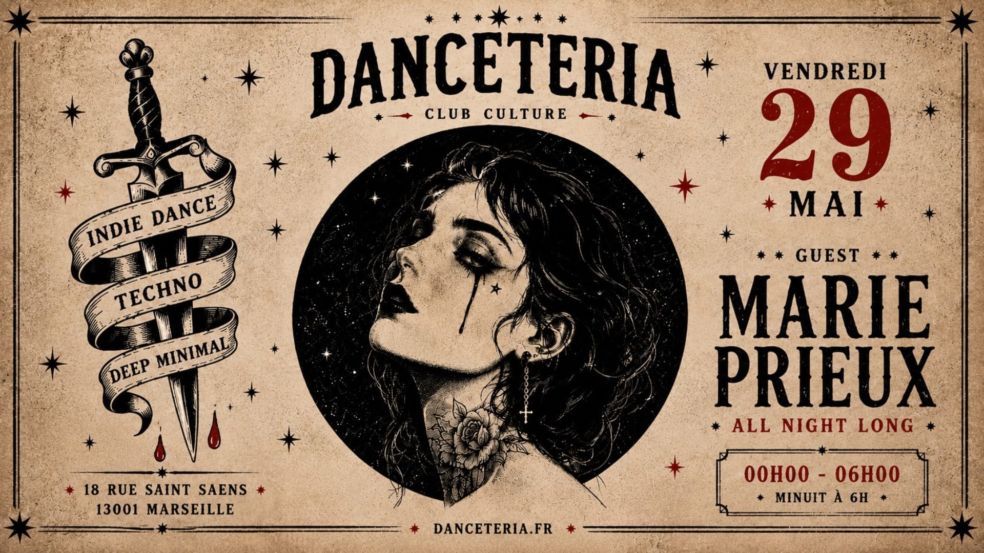 Marie Prieux @ Danceteria Cover