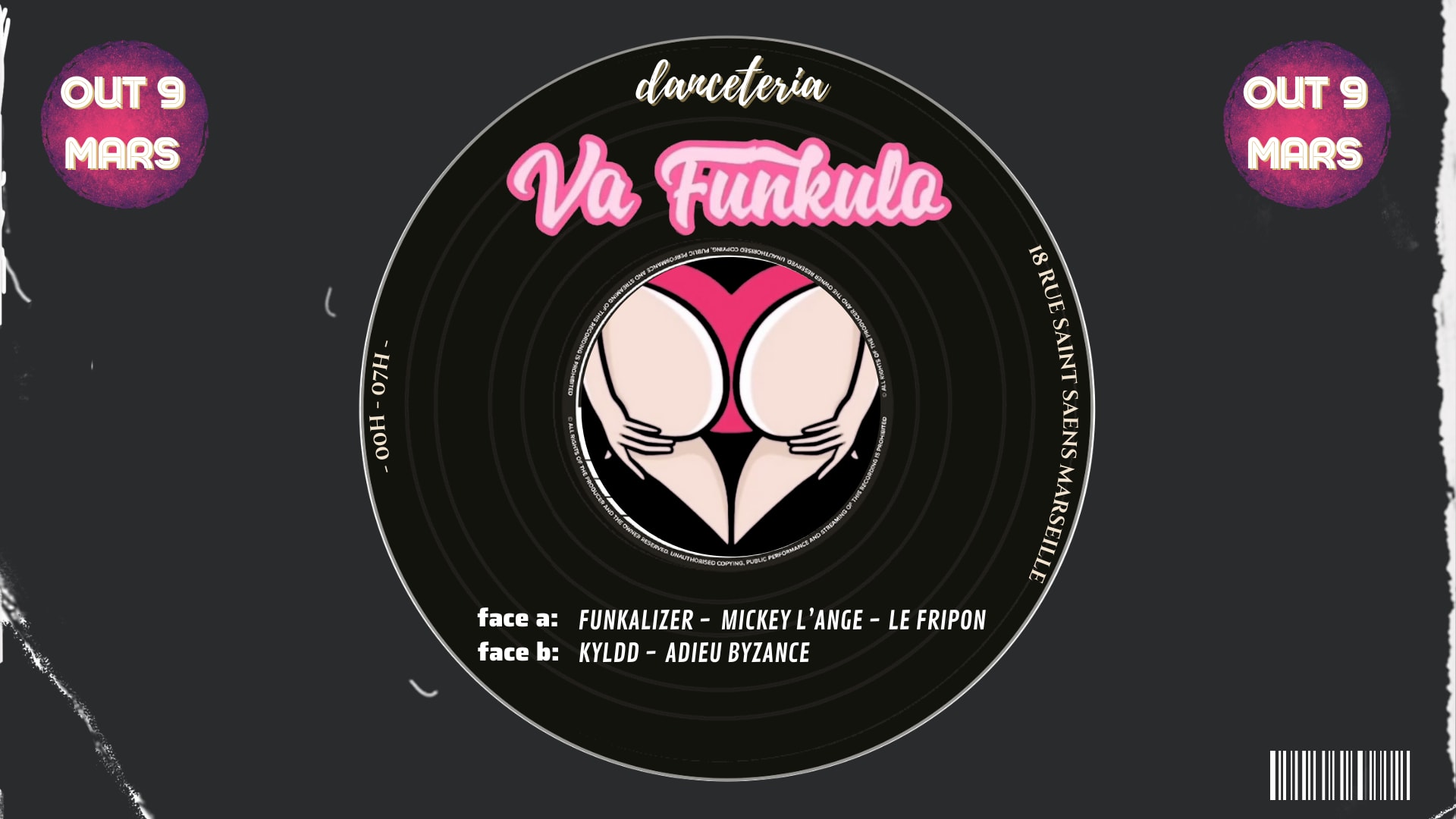 Va Funkulo (Birthday) @ Danceteria Cover