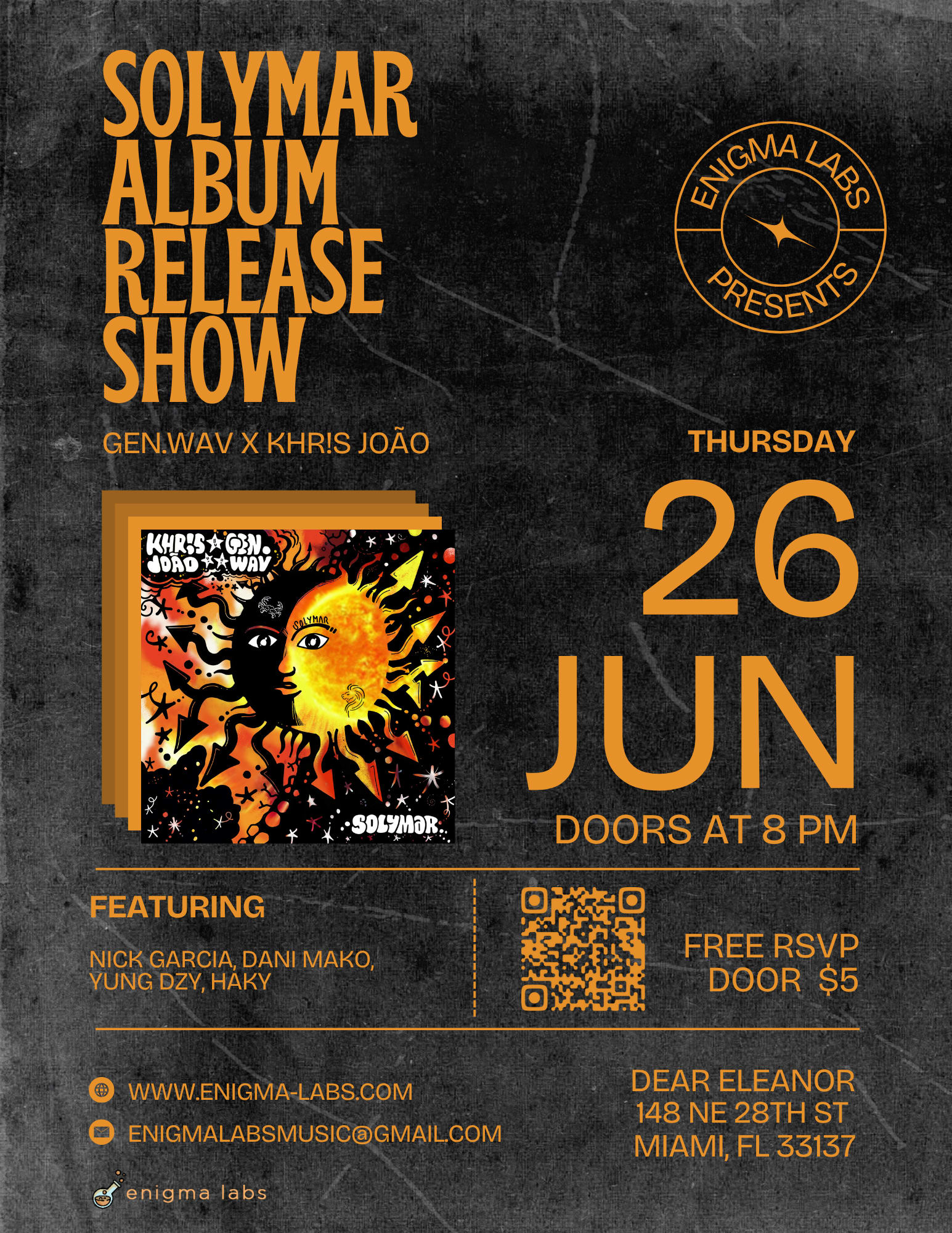 Solymar By Gen.Wav & Khr!S João Album Release Show Cover