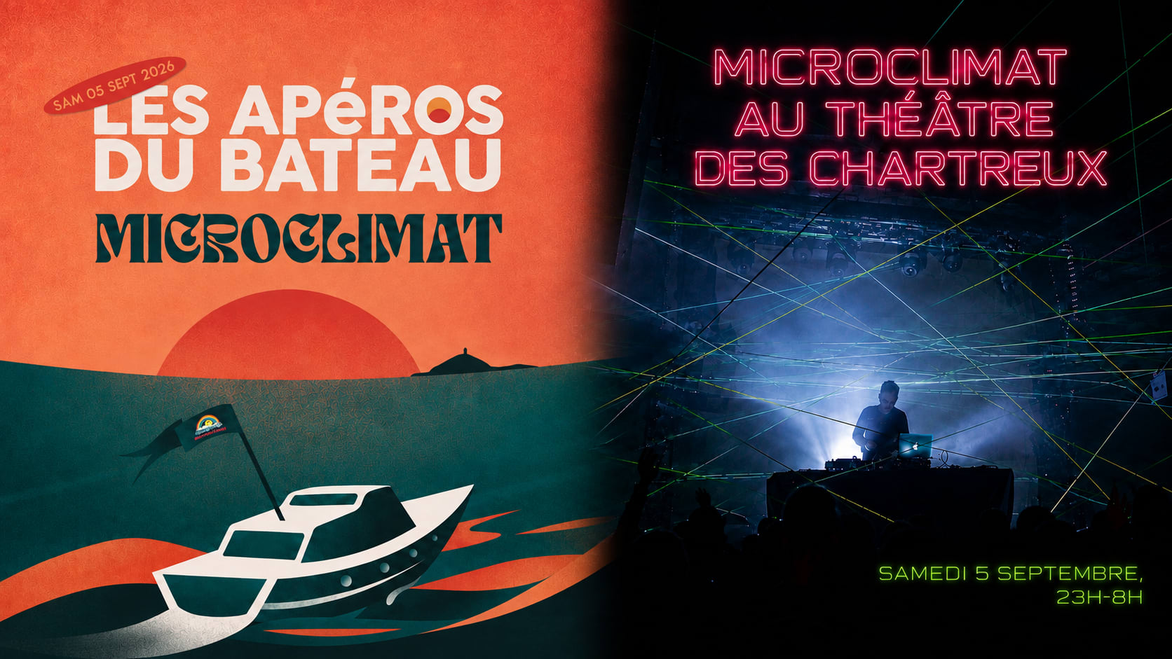 Fête Microclimat Sur Un Bateau Puis Dans Un Théâtre Cover
