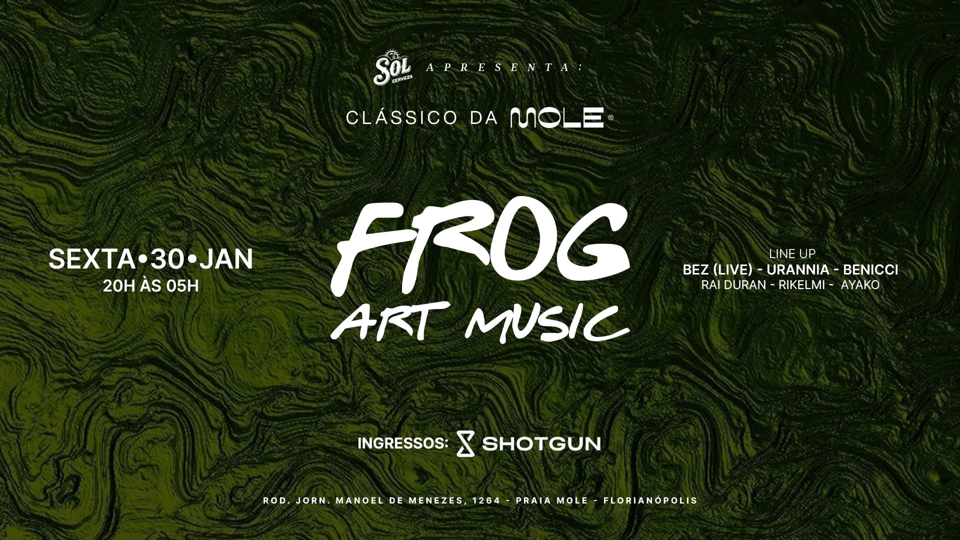 Frog Art Music Sexta 30/01 Cover