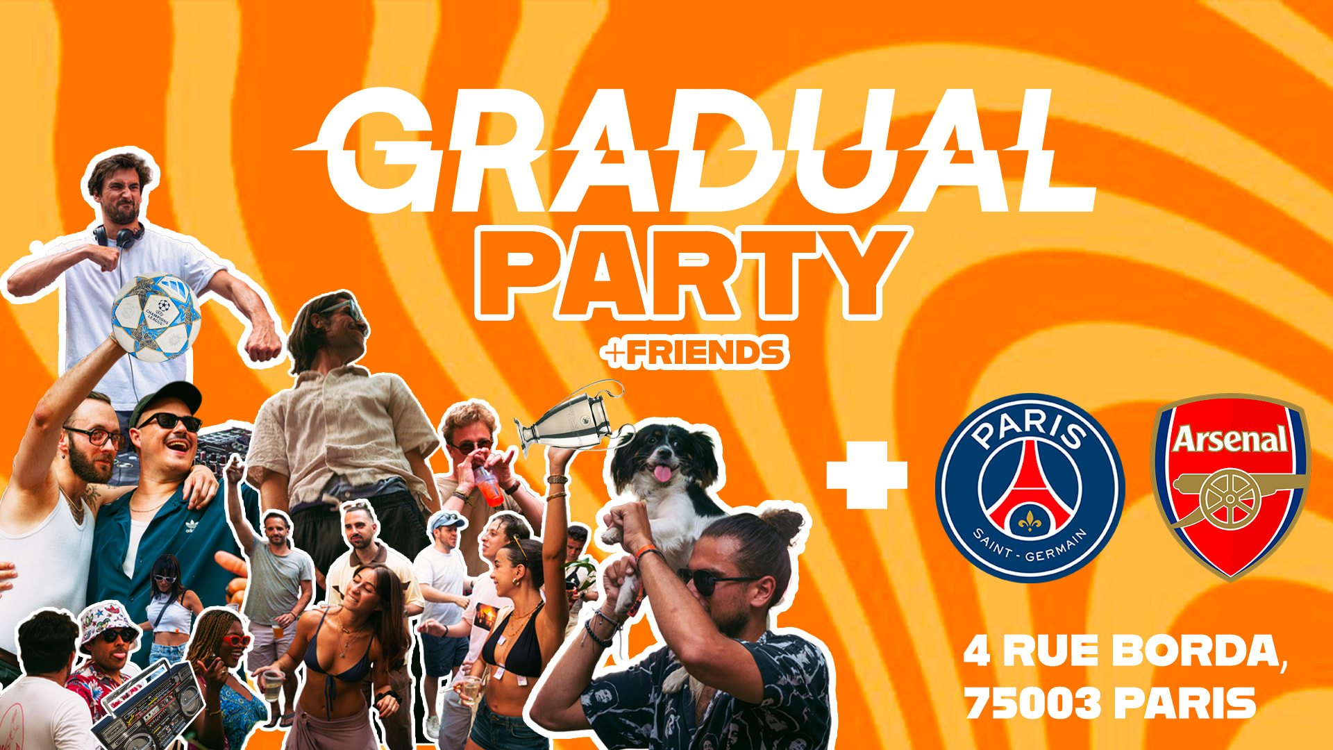 Gradual Party + Friends Cover