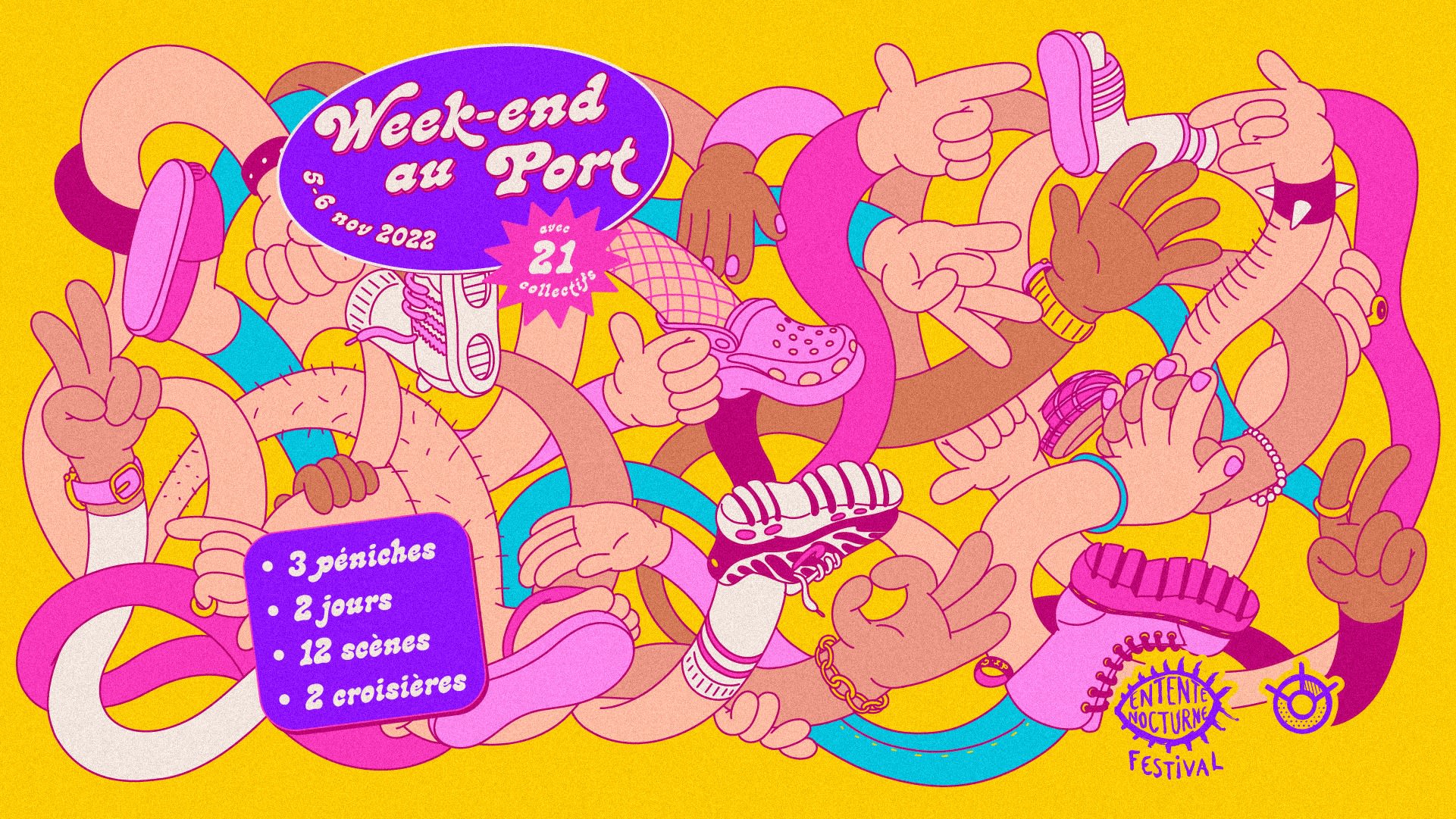 Entente Nocturne Festival : Week-End Au Port Cover