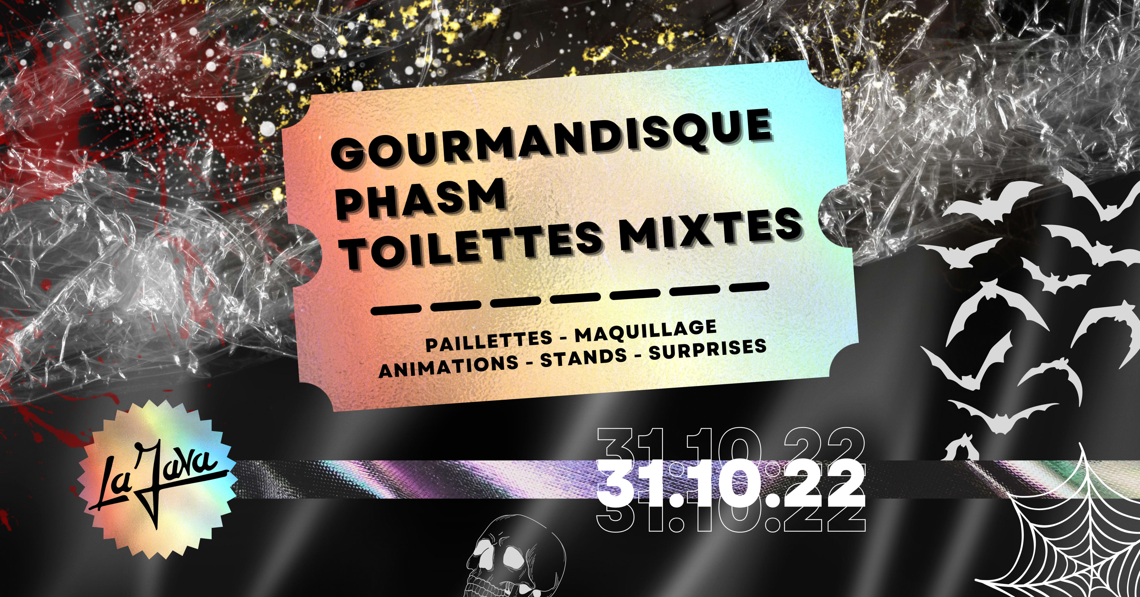 Halloween Party : Gourmandisque / Phasm / Toilettes Mixtes Cover