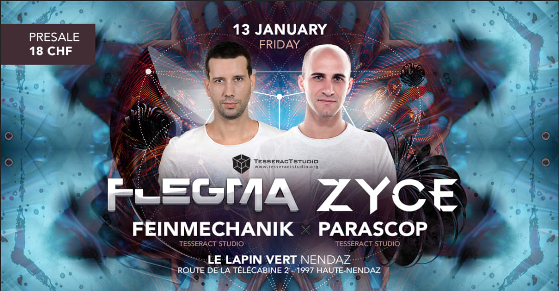 Tesseract Studio / Label Party @ Lapin Vert De Nendaz Cover