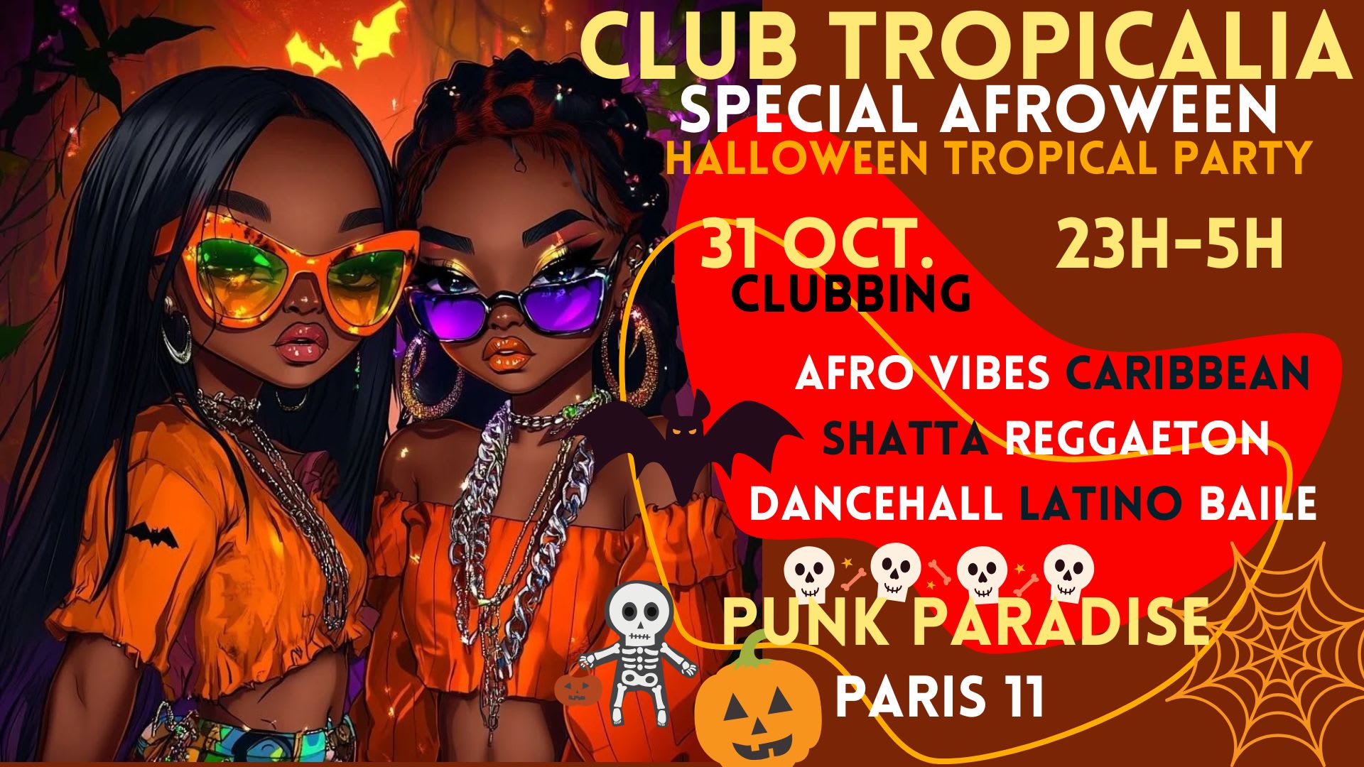 Club Tropicalia Spécial Afroween - Halloween Tropical Party! Cover