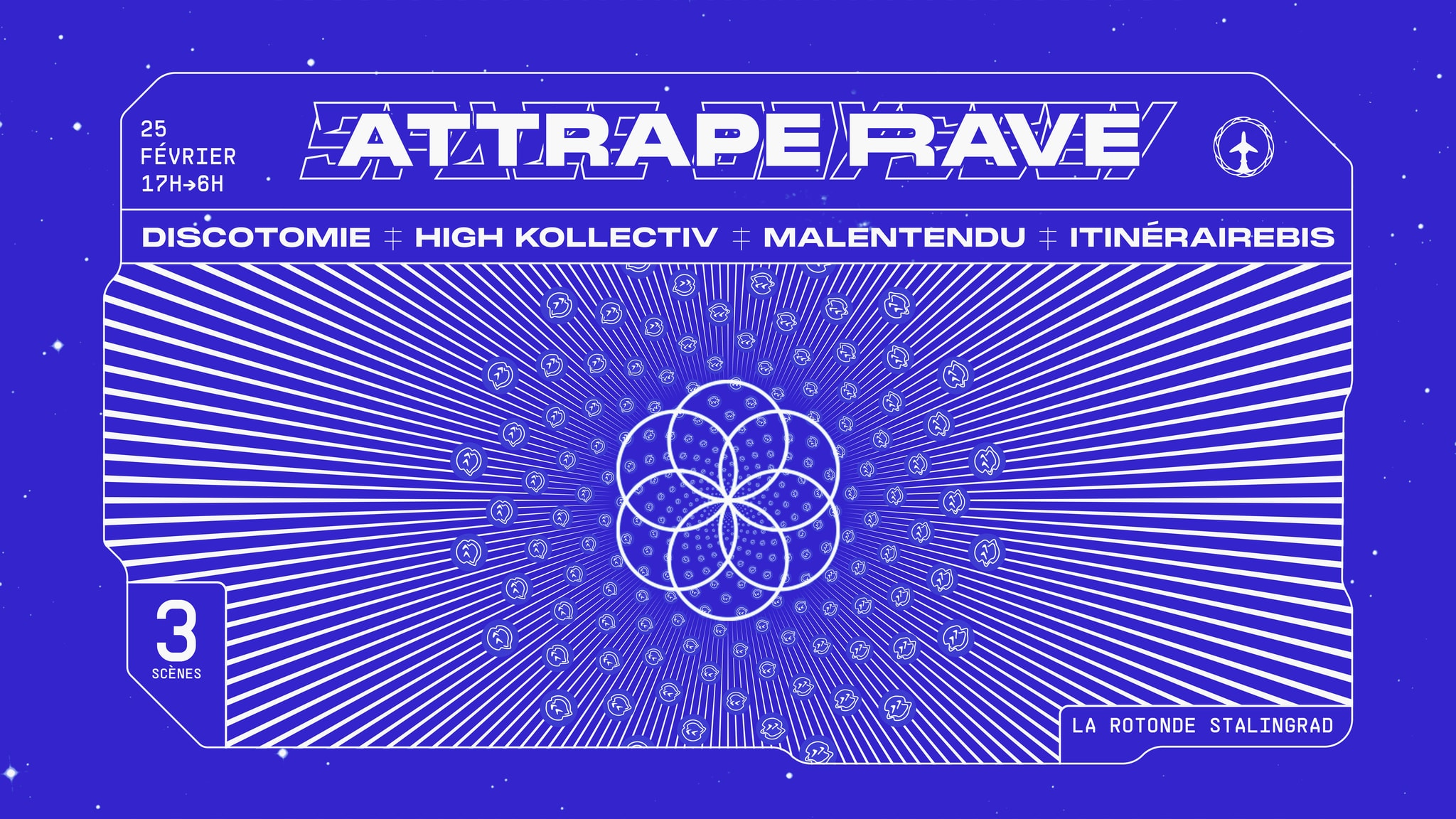 Places Dispo A L'entree ! - Attrape Rave - Space Odyssey   Cover