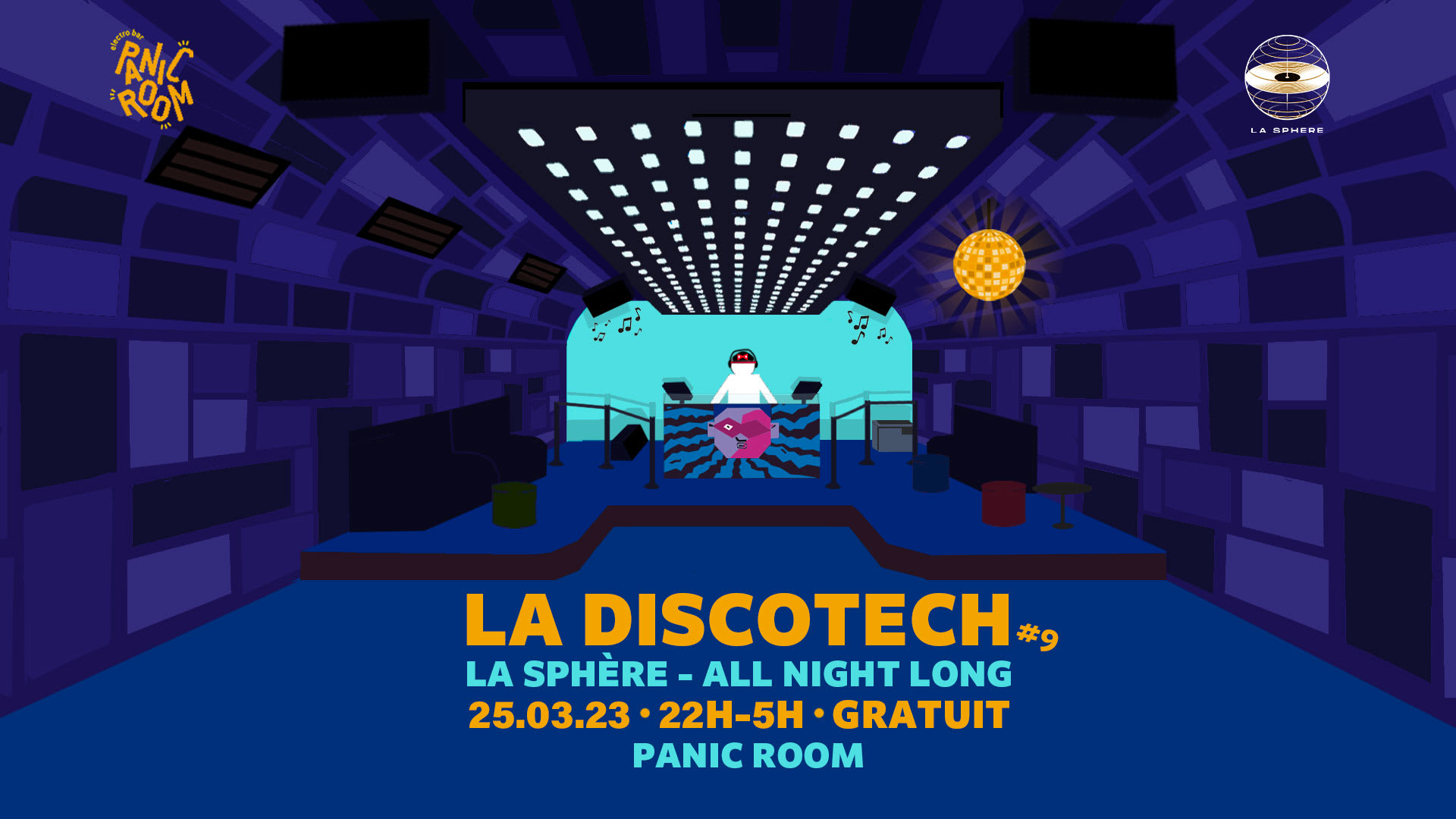 La Sphere All Night Long - La Discotech #9 Cover