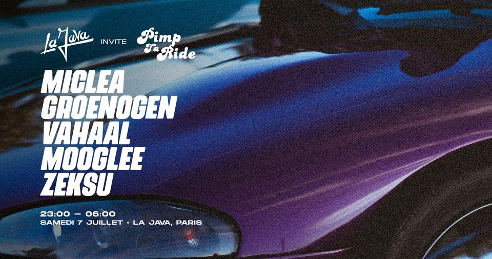 Pimp Ta Ride W/ Miclea, Groenogen, Vahaäl, Mooglee, Zeksu Cover