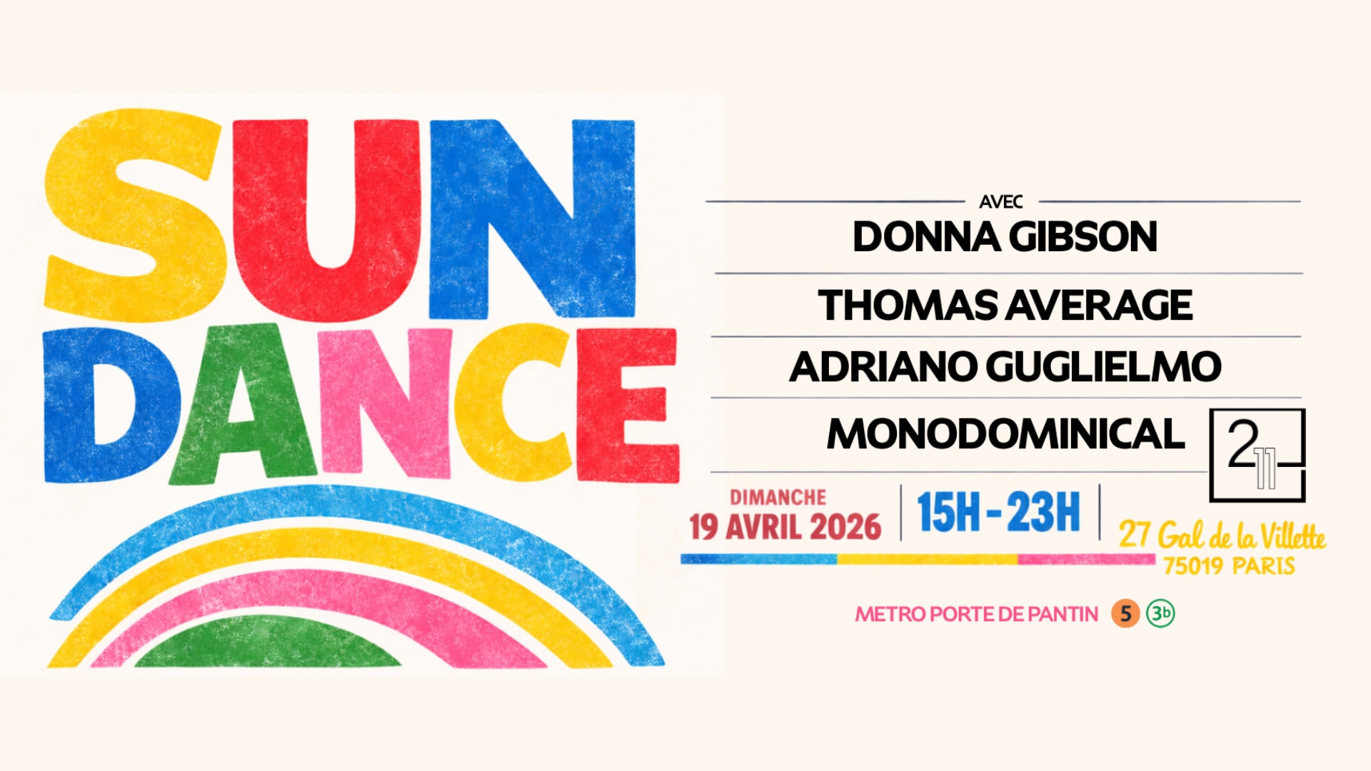 Sundance @ 211 19/04/26 Cover