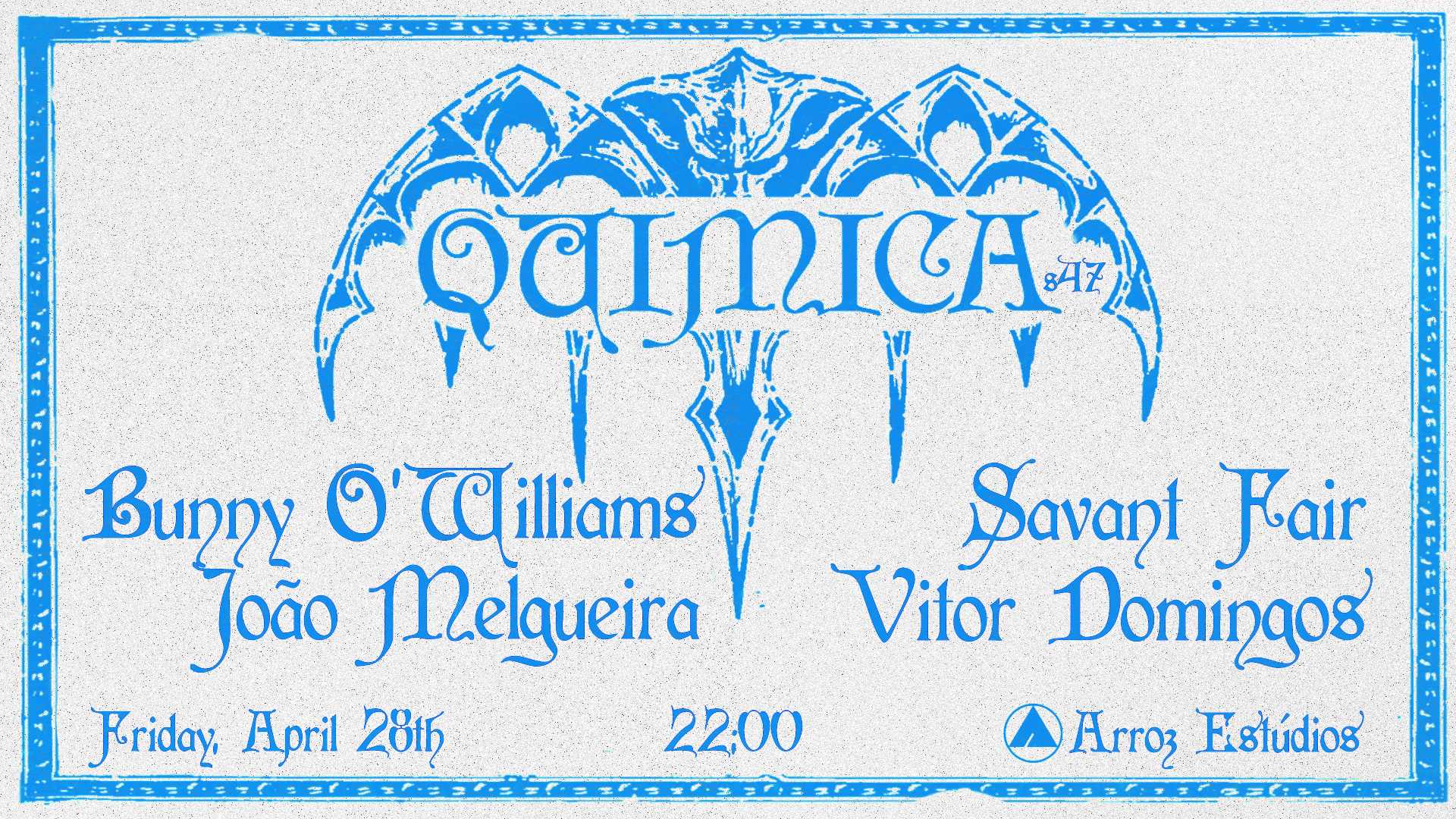Química #47 W/ Bunny O'williams X Savant Fair X Residents Cover