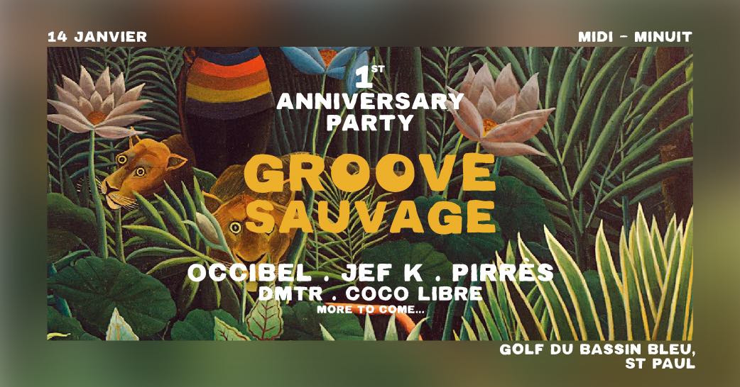 Groove Sauvage 1st Anniversary Cover