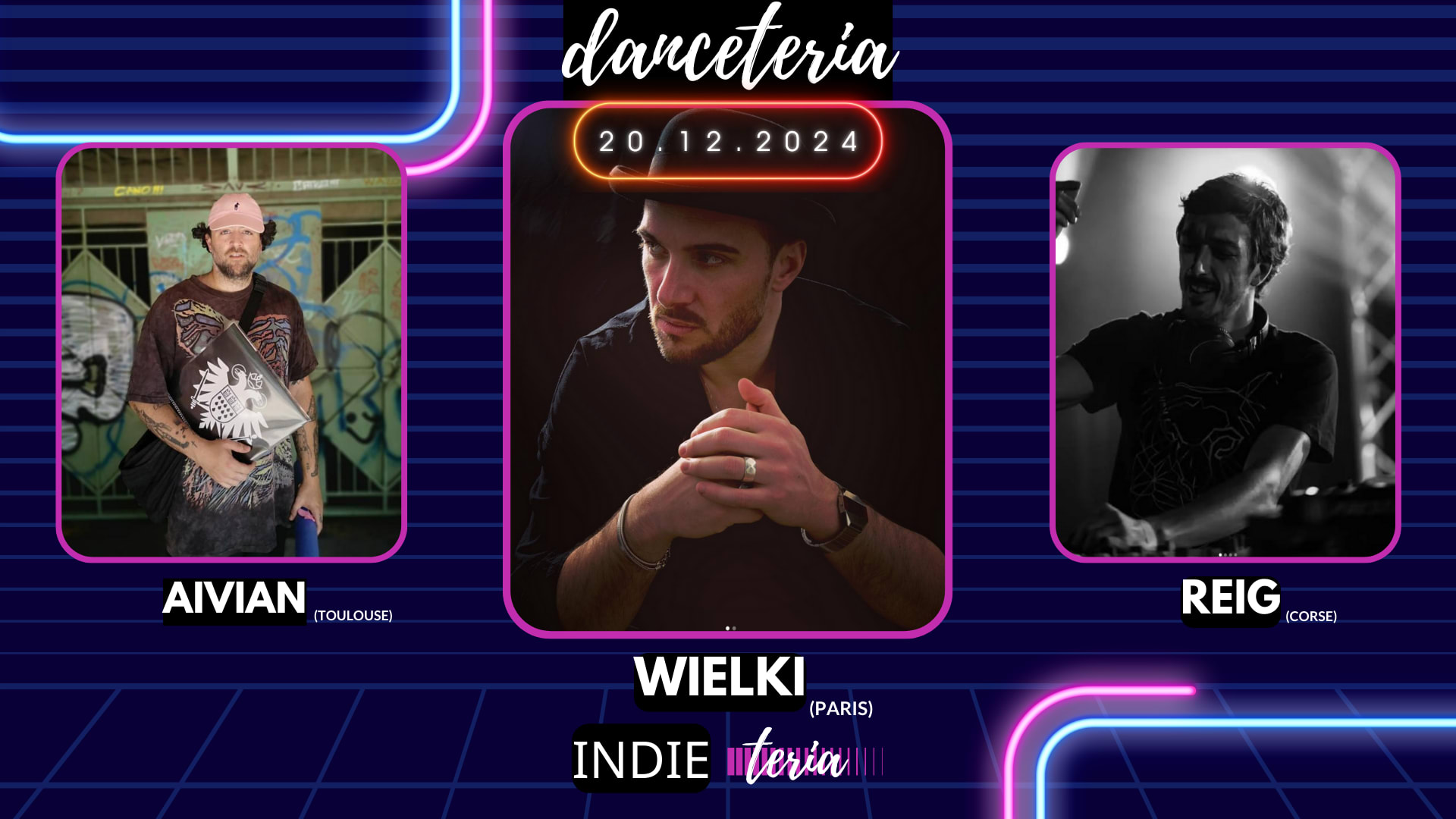 Wielki (Paris), Aivian (Toulouse), Reig (Corse) - Indieteria Cover
