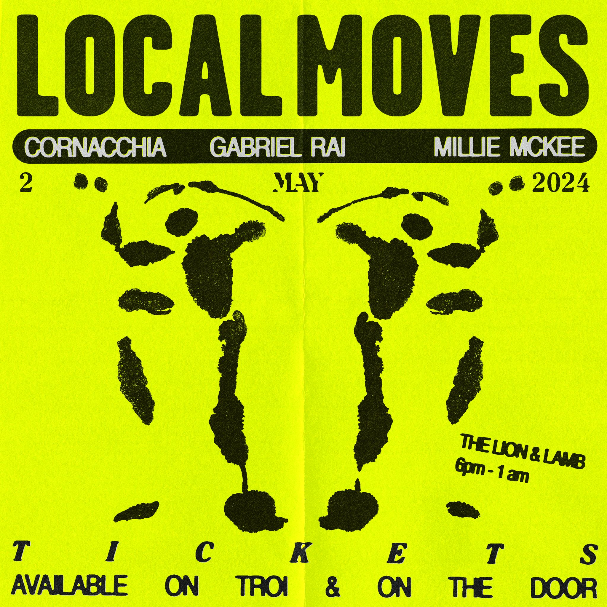 Local Moves Invites Cornacchia And Millie Mckee Cover