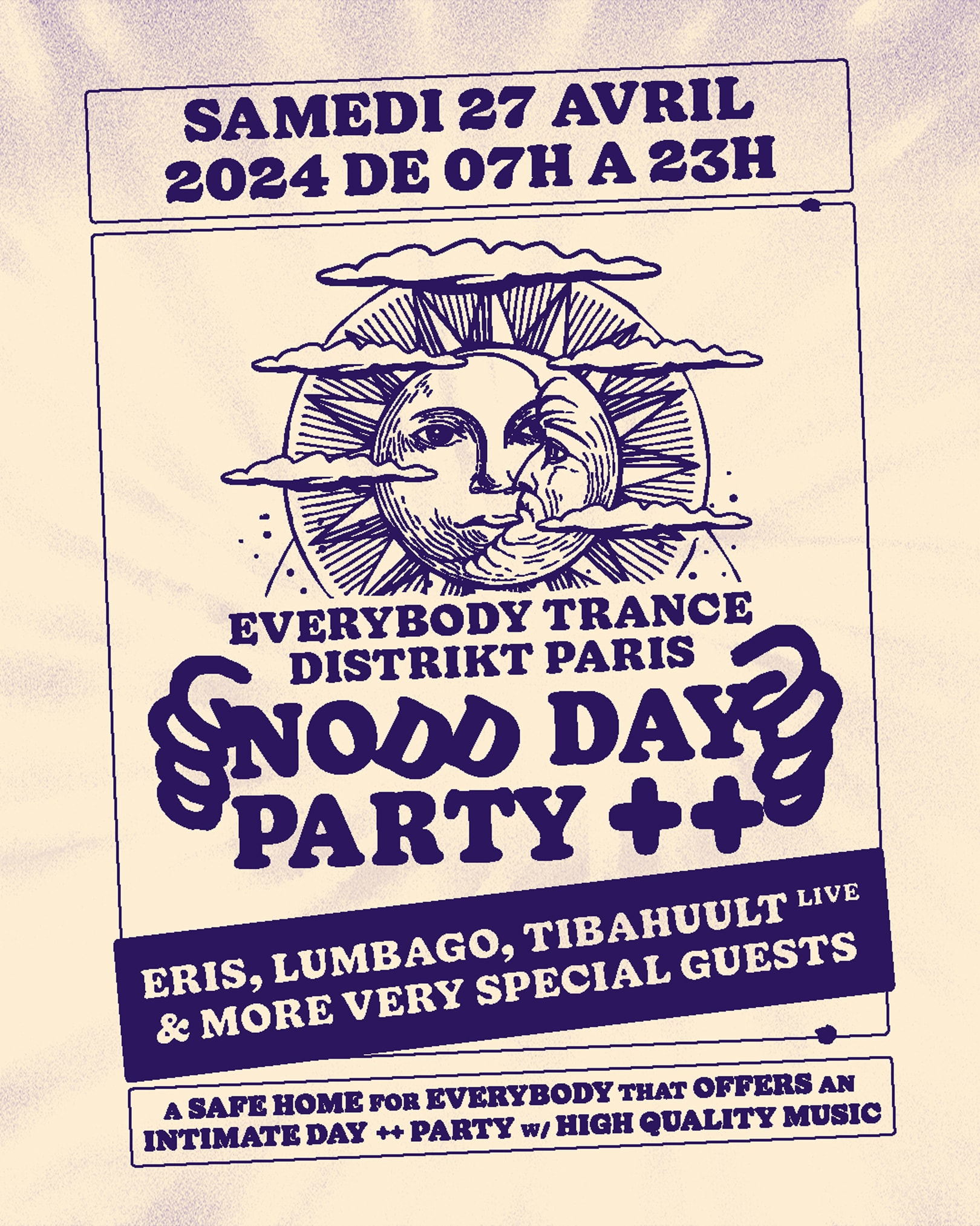 Nodd Day+ Afterparty : Everybody Trance & Distrik Paris Cover