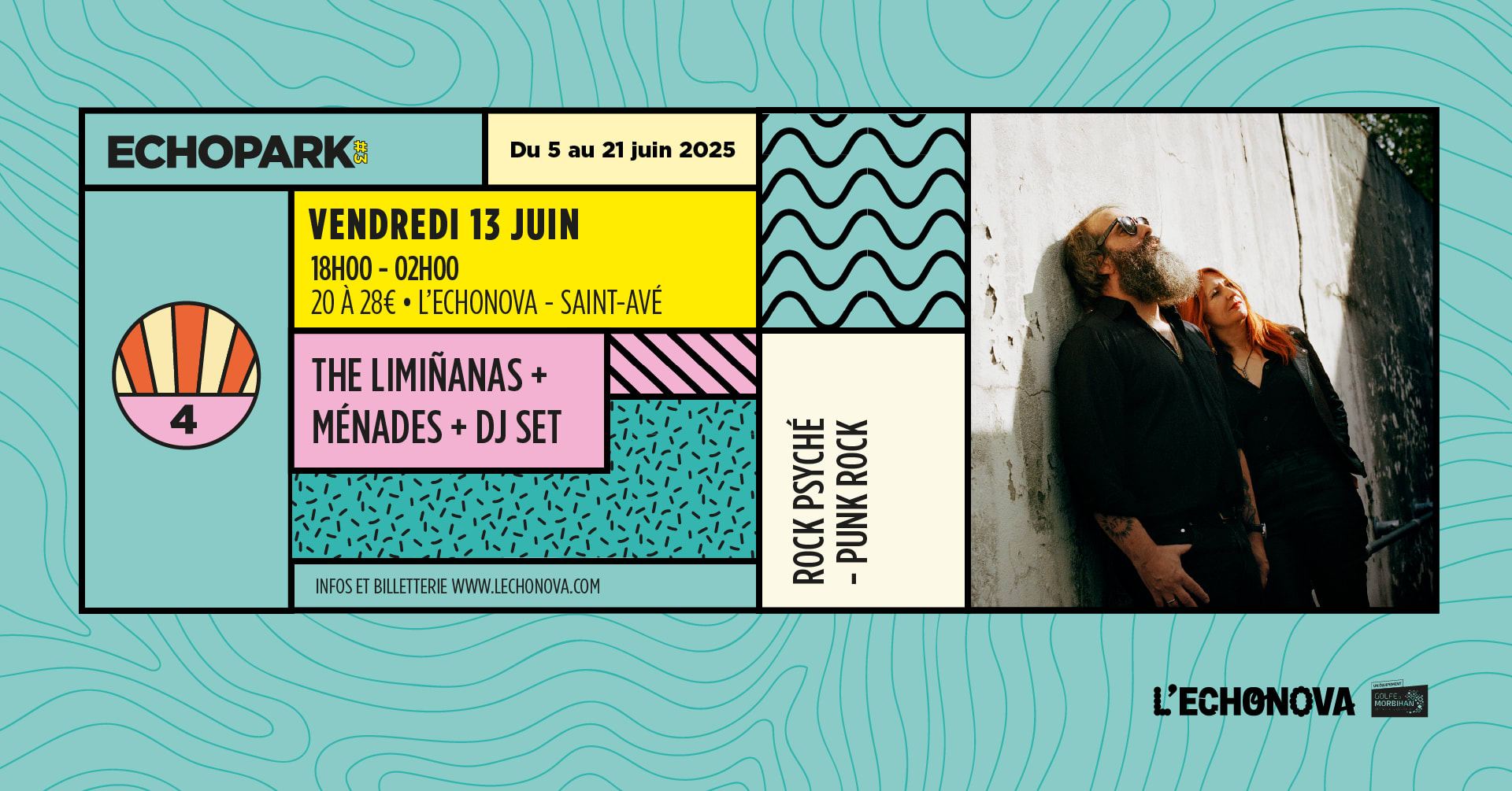 Echopark #3 : Étape 4 - The Limiñanas + Ménades + Dj Set Cover
