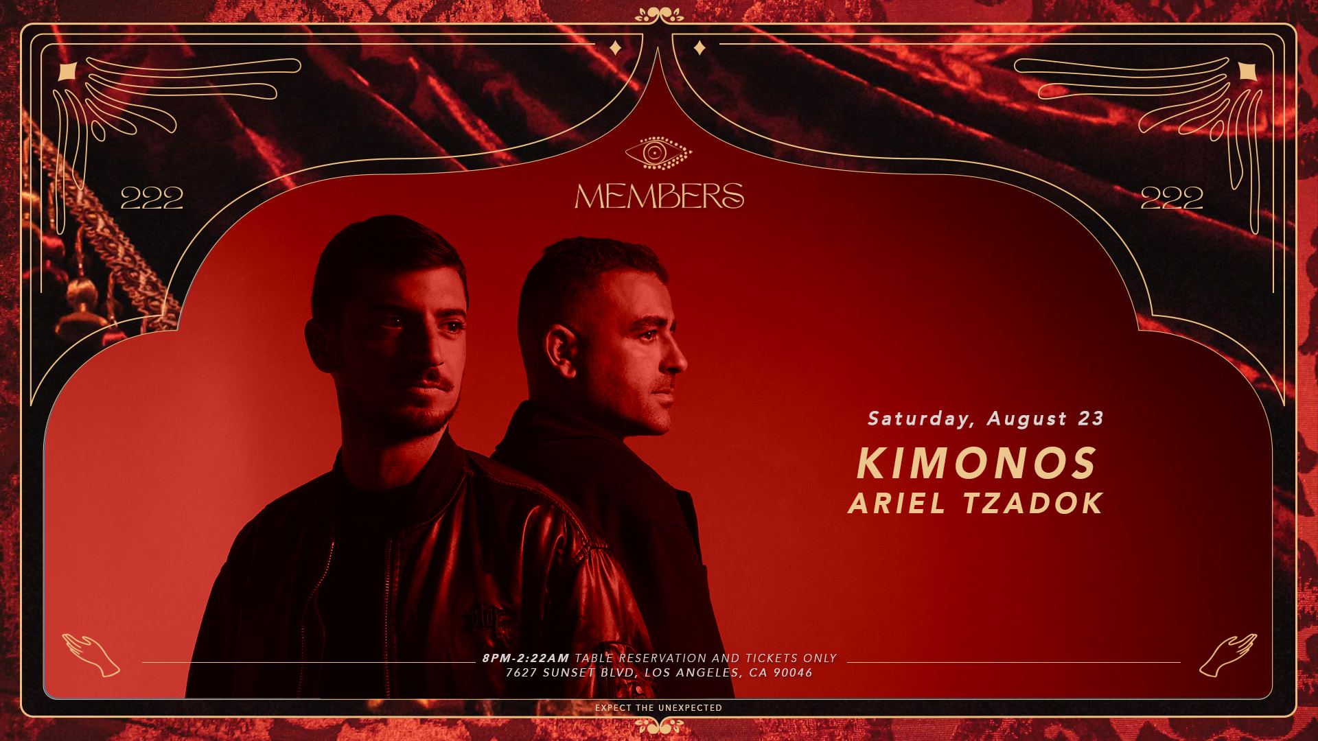 Members Presents: Kimonos & Ariel Tzadok Cover