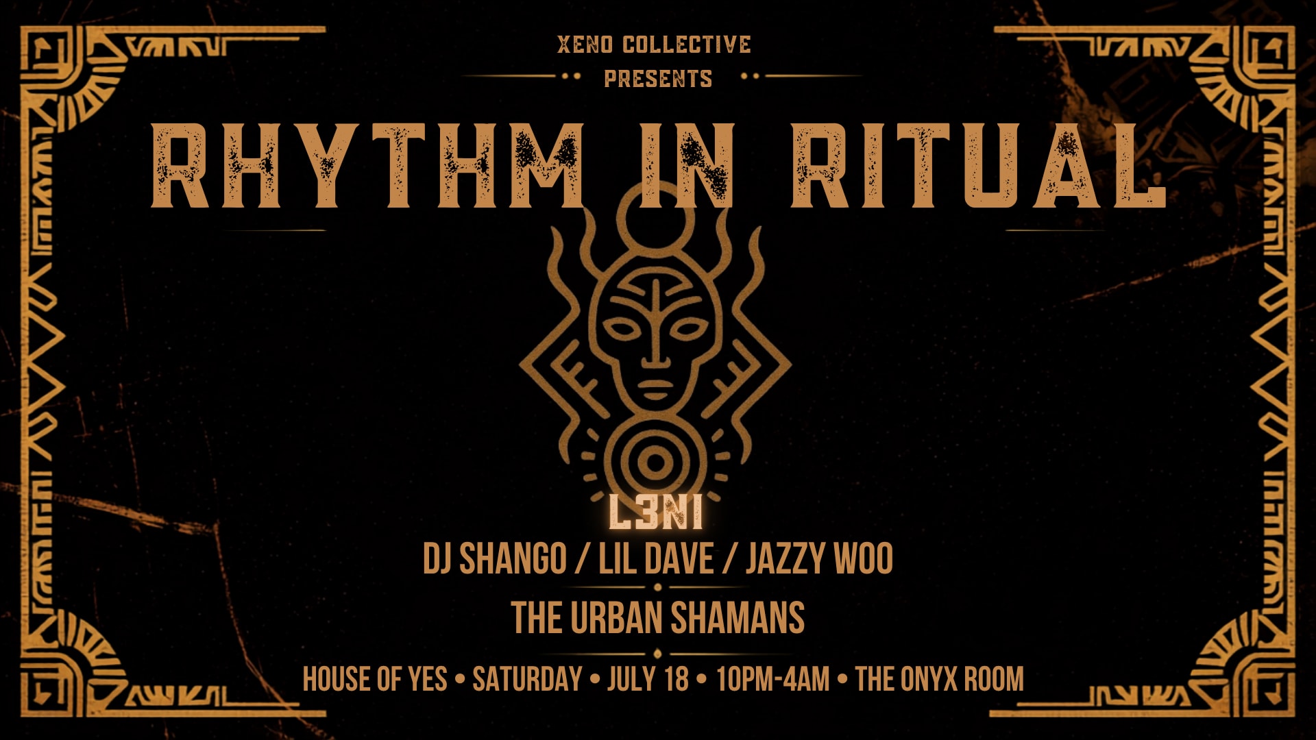 Rhythm In Ritual: L3ni, Dj Shango, Lil Dave, Jazzy Woo Cover