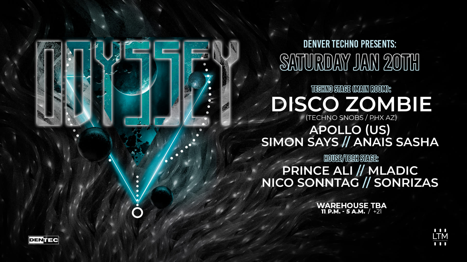Denvertechno: Odyssey Cover