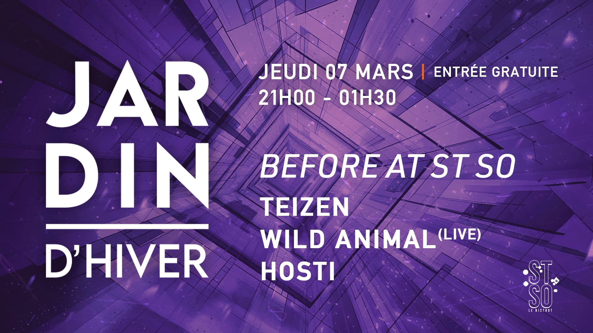Before Du Jardin D'hiver : Teizen - Wild Animal - Hosti Cover