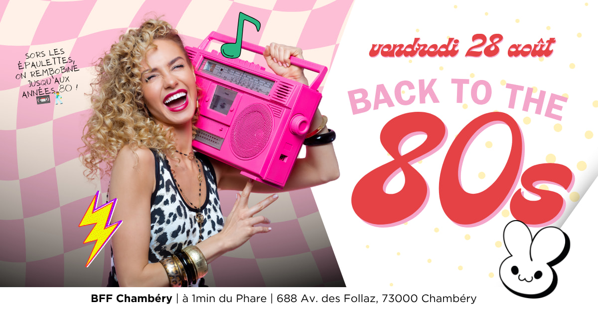 Back To The 80's In Bff Cover