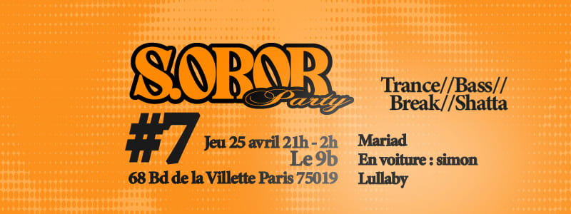 S.Oror Party #7 @Le 9b Cover