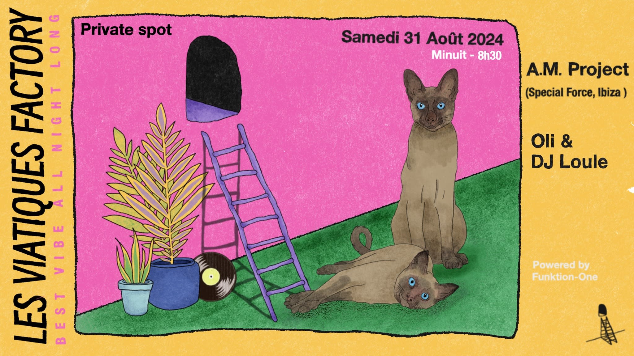 Les Viatiques Factory • W. A.M. Project Cover