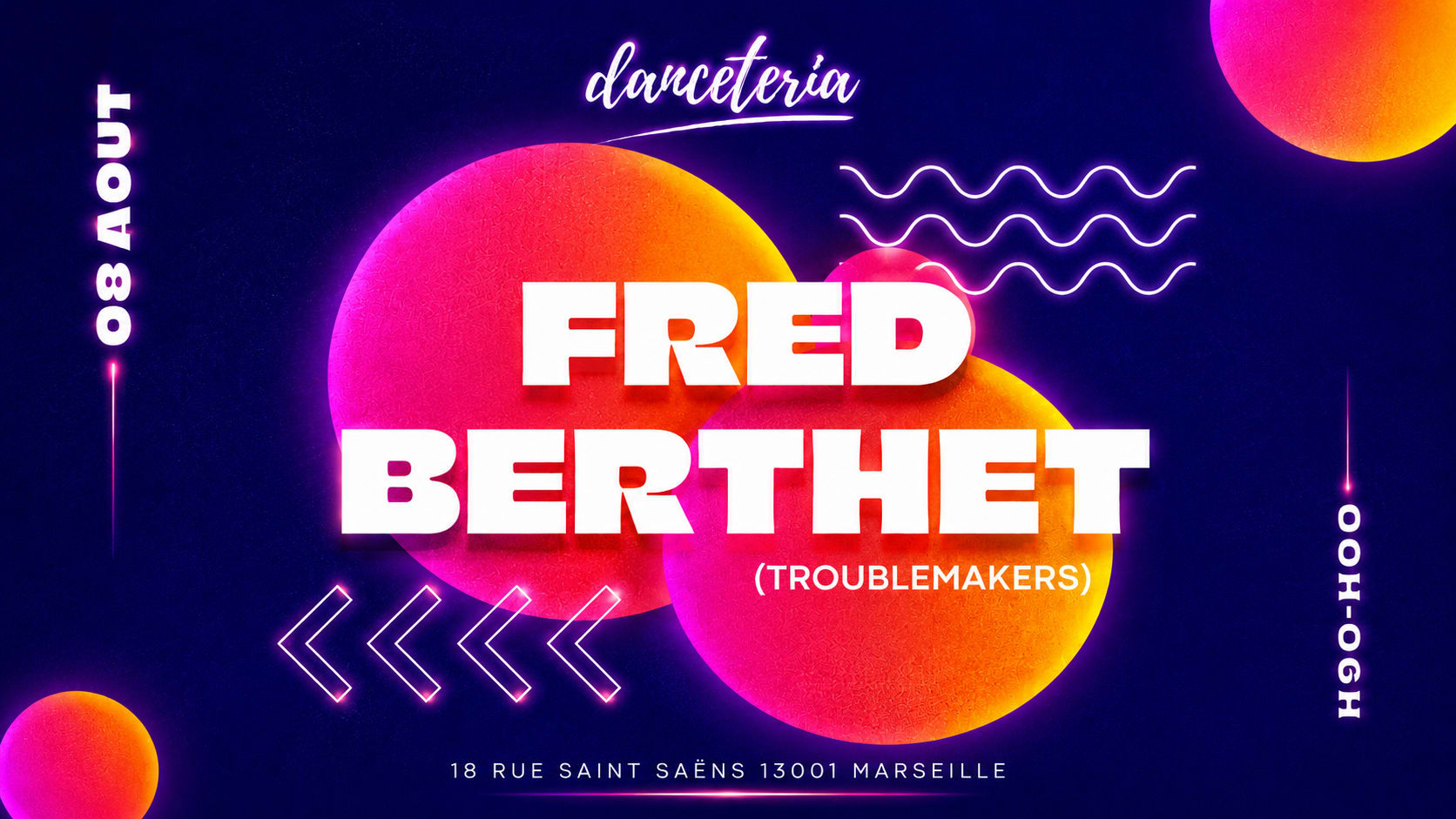 Fred Berthet (Dj Steef, Troublemakers) @ Danceteria Cover