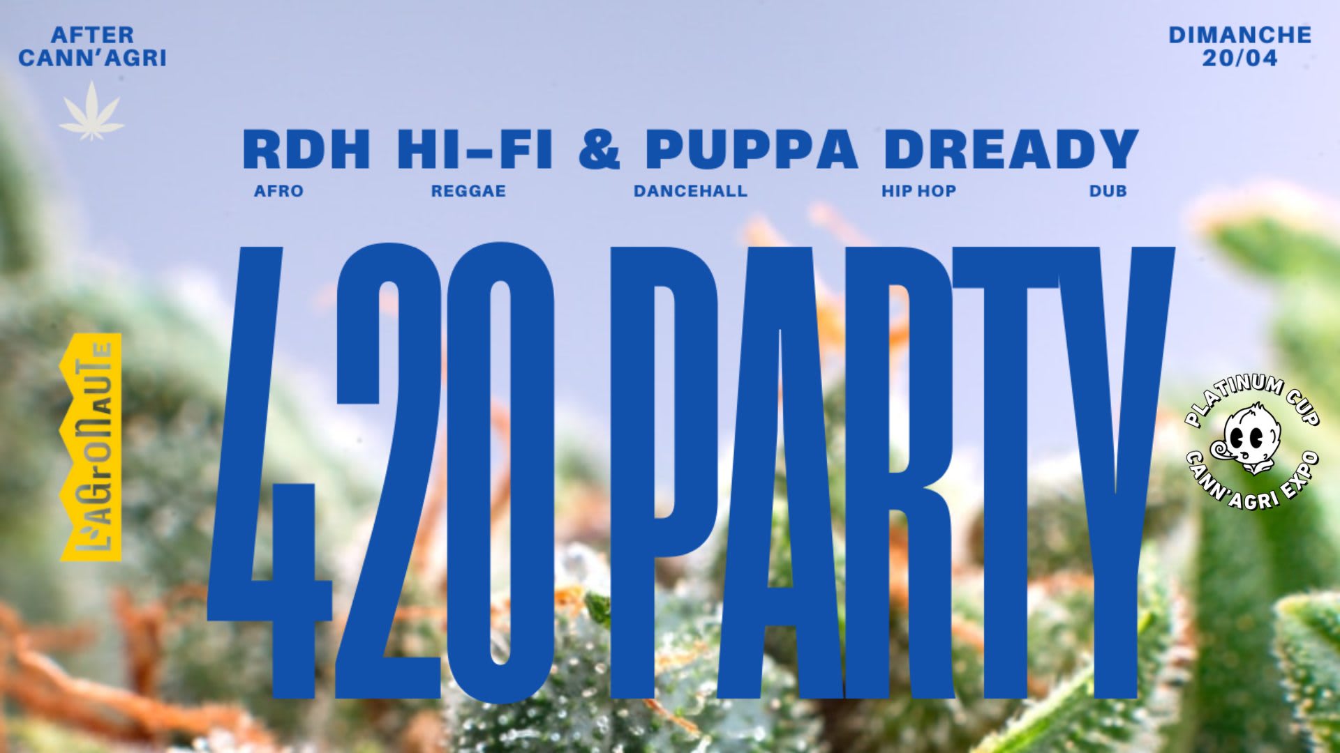 420 Party Rdh Hi-Fi & Puppa Dready – After Cann’Agri Cover