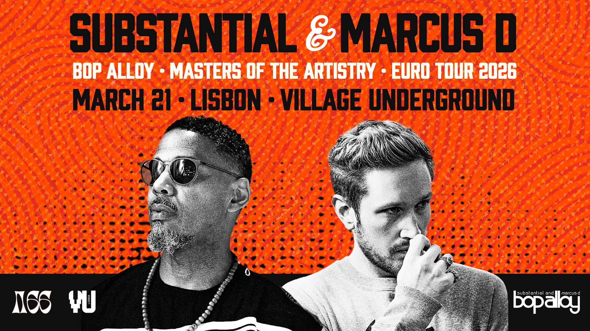 A66: Bop Alloy – Substantial & Marcus D | Eu Tour 2026 Cover