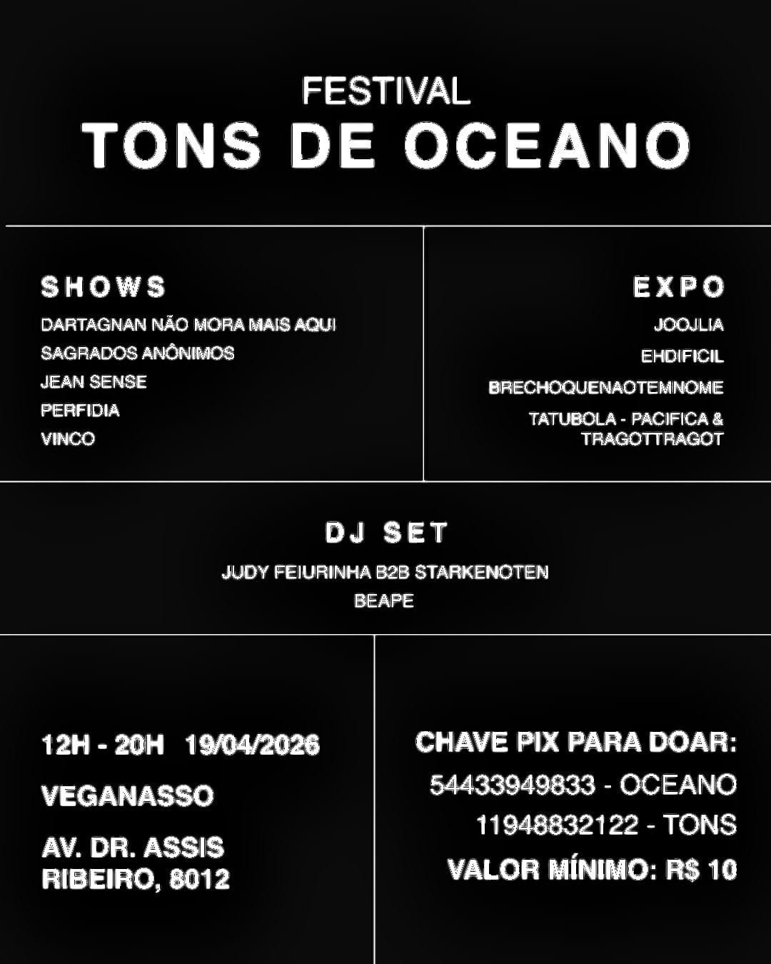Tons De Oceano Fest Cover