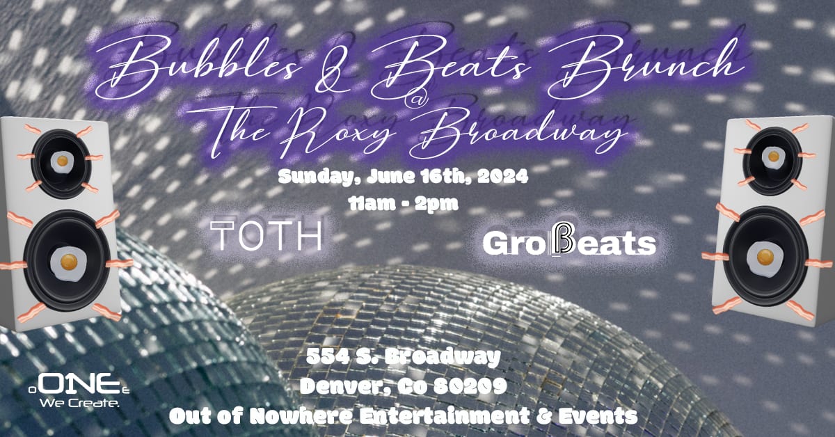 Bubbles And Beats Brunch Cover