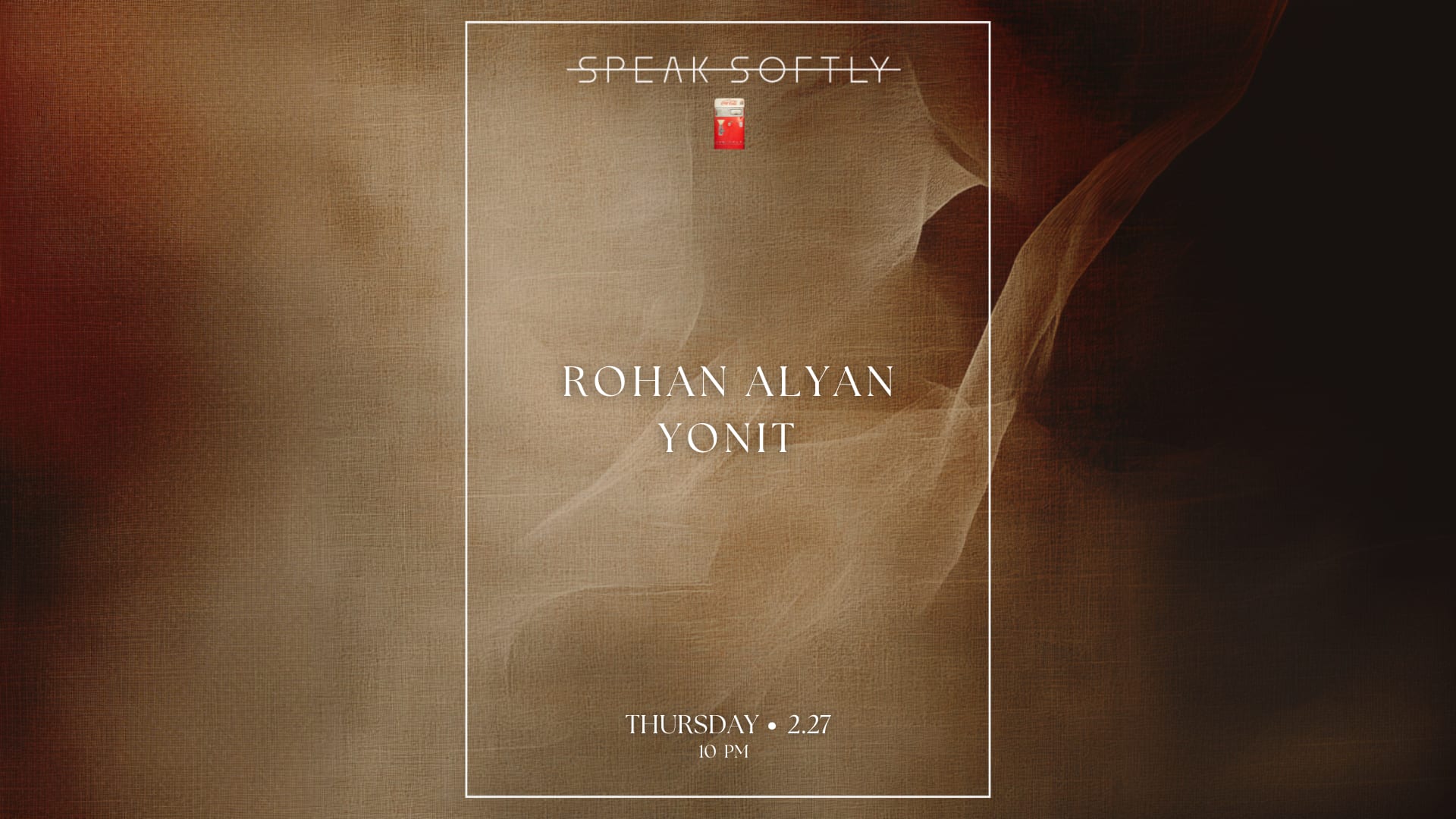 Speak-Softly | Rohan Alyan | Yonit Cover