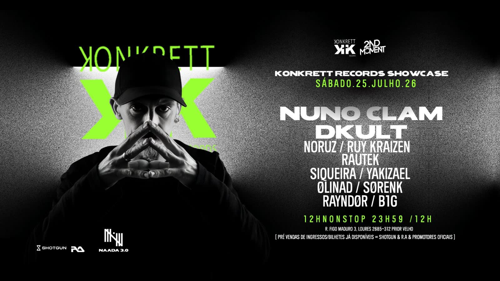 Nuno Clam W/ Special's Guest's At Naada 3.0 -12h Non Stop Cover