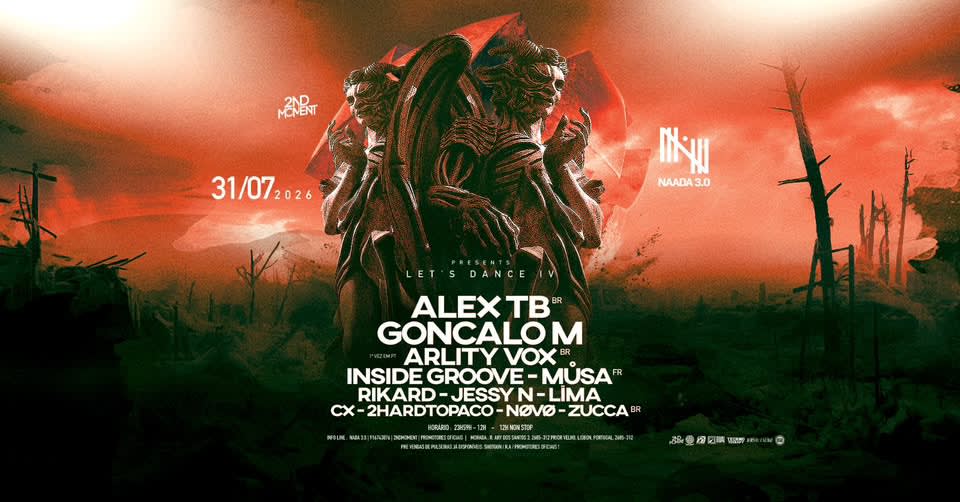 Let'sdance VI W/3 Internacional Djs +Guests At Naada-Lisboa Cover