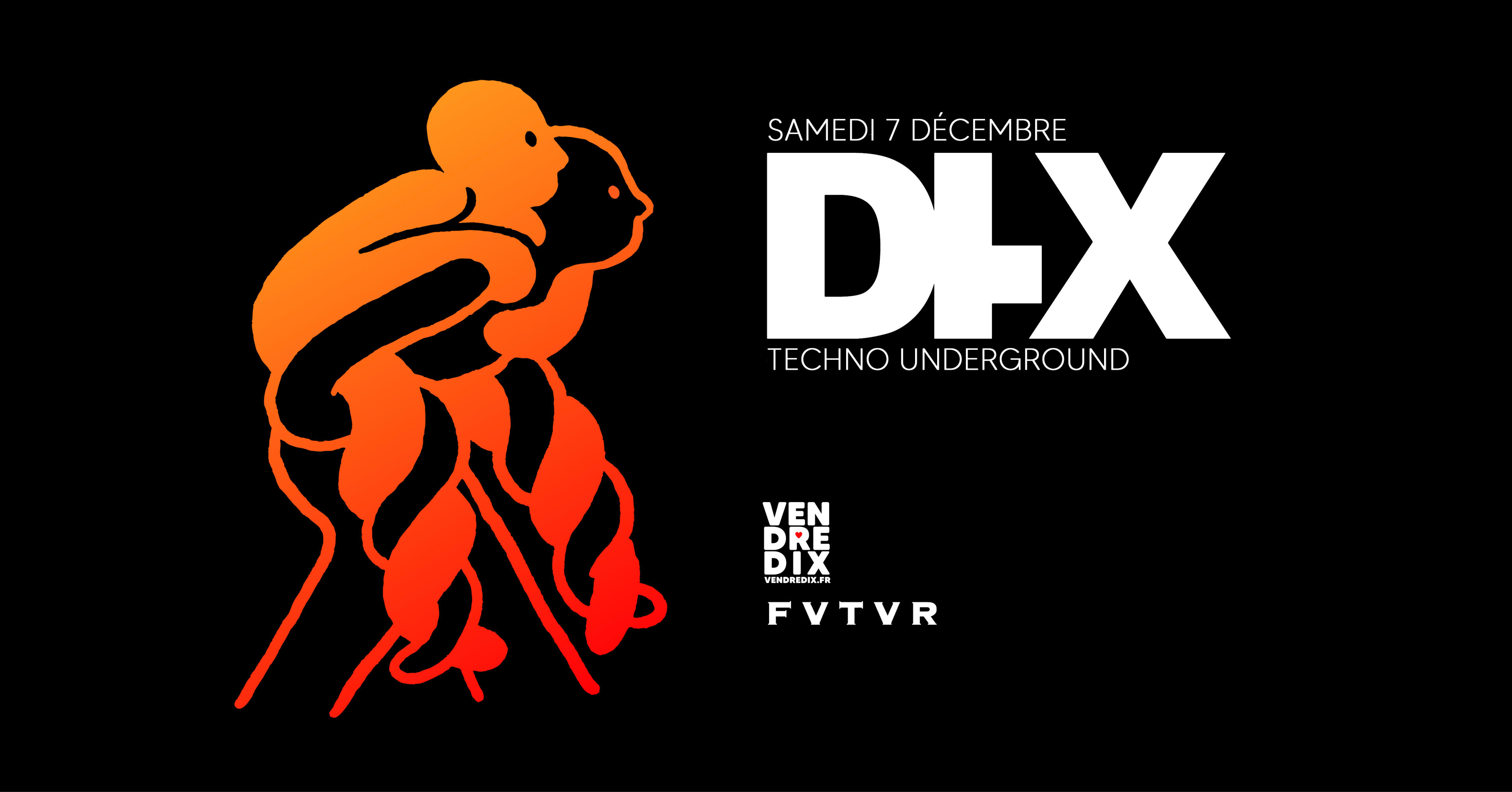 DI.X : Underground Techno Party Cover