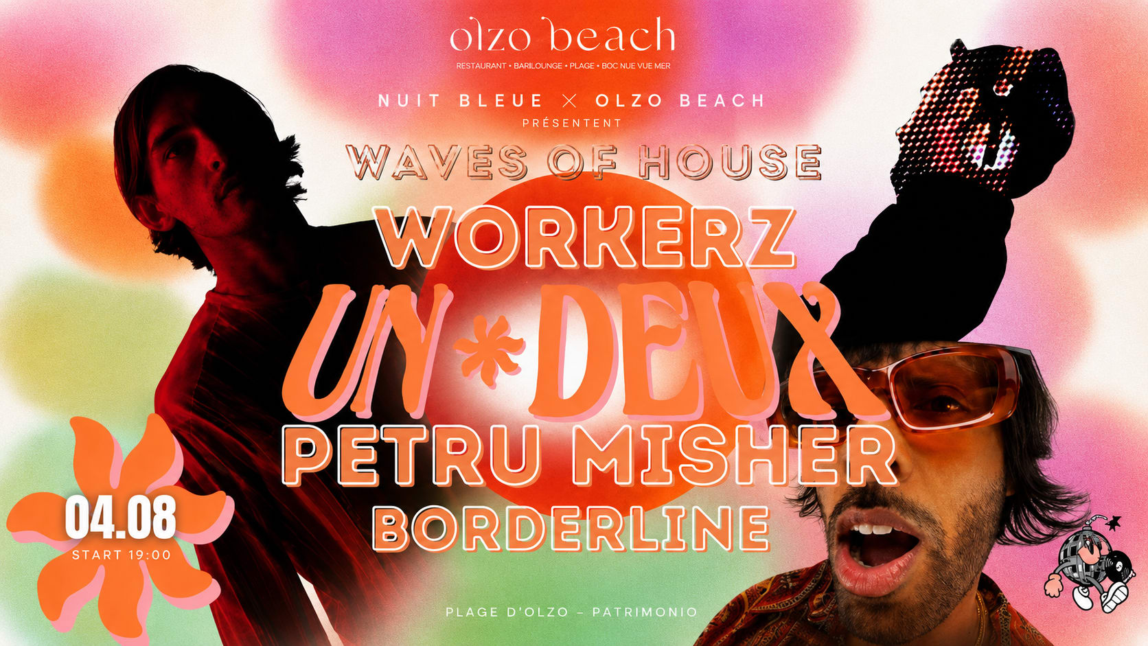 Nuit Bleue × Olzo Beach (Waves Of House) Un*Deux & Friends Cover