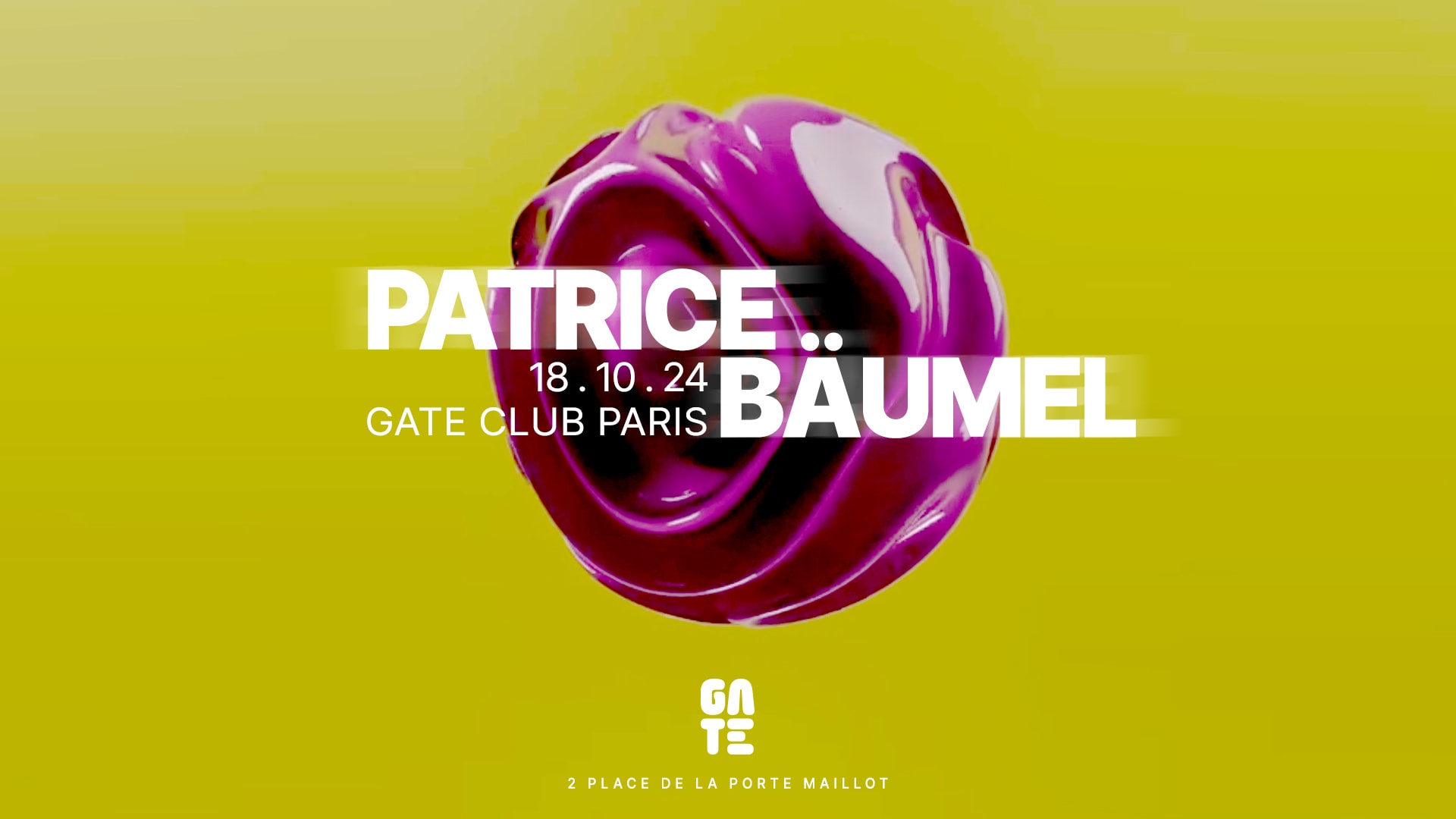 Patrice Bäumel At Gate Club Paris Cover