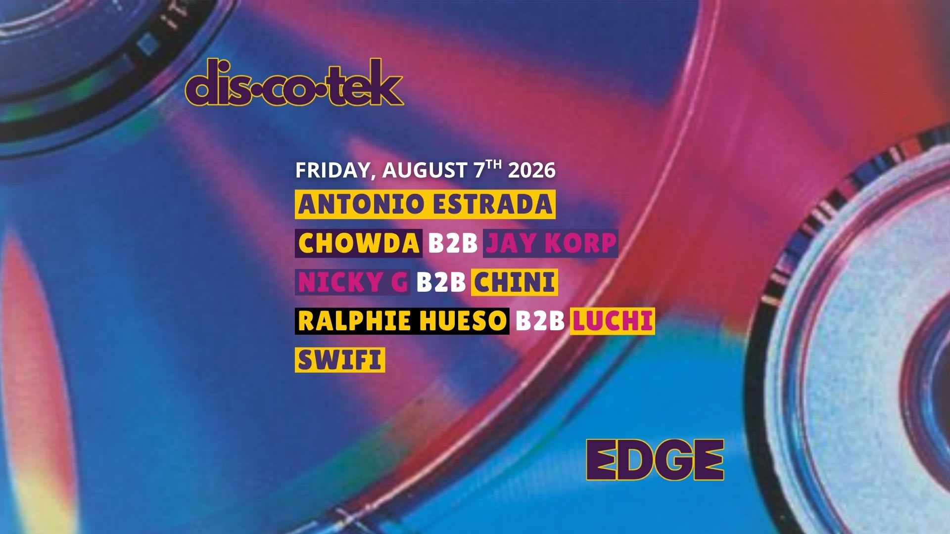 Dis-Co-Tek At Edge Cover