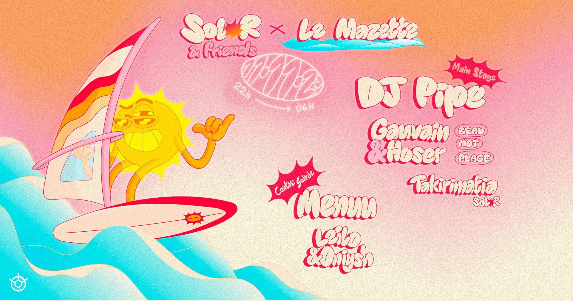 Sol-R & Friends : Dj Pipe, Gauvain & Hoser, Menuu & More.. Cover