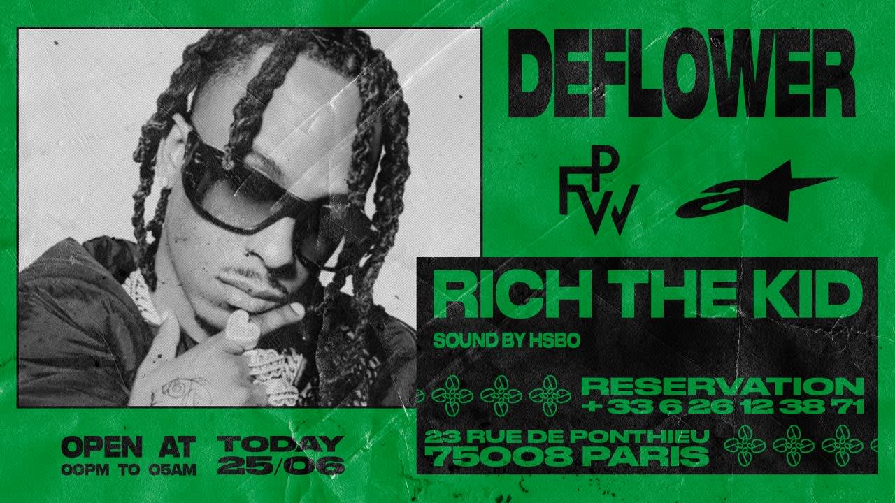 Rich The Kid At Deflower Pfw 25 June Cover