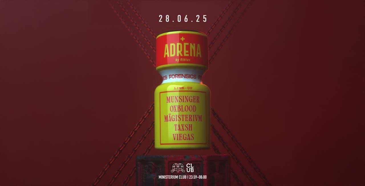 Adrena By Riktus Invites Forensics W/ Munsinger (Fr) & More Cover
