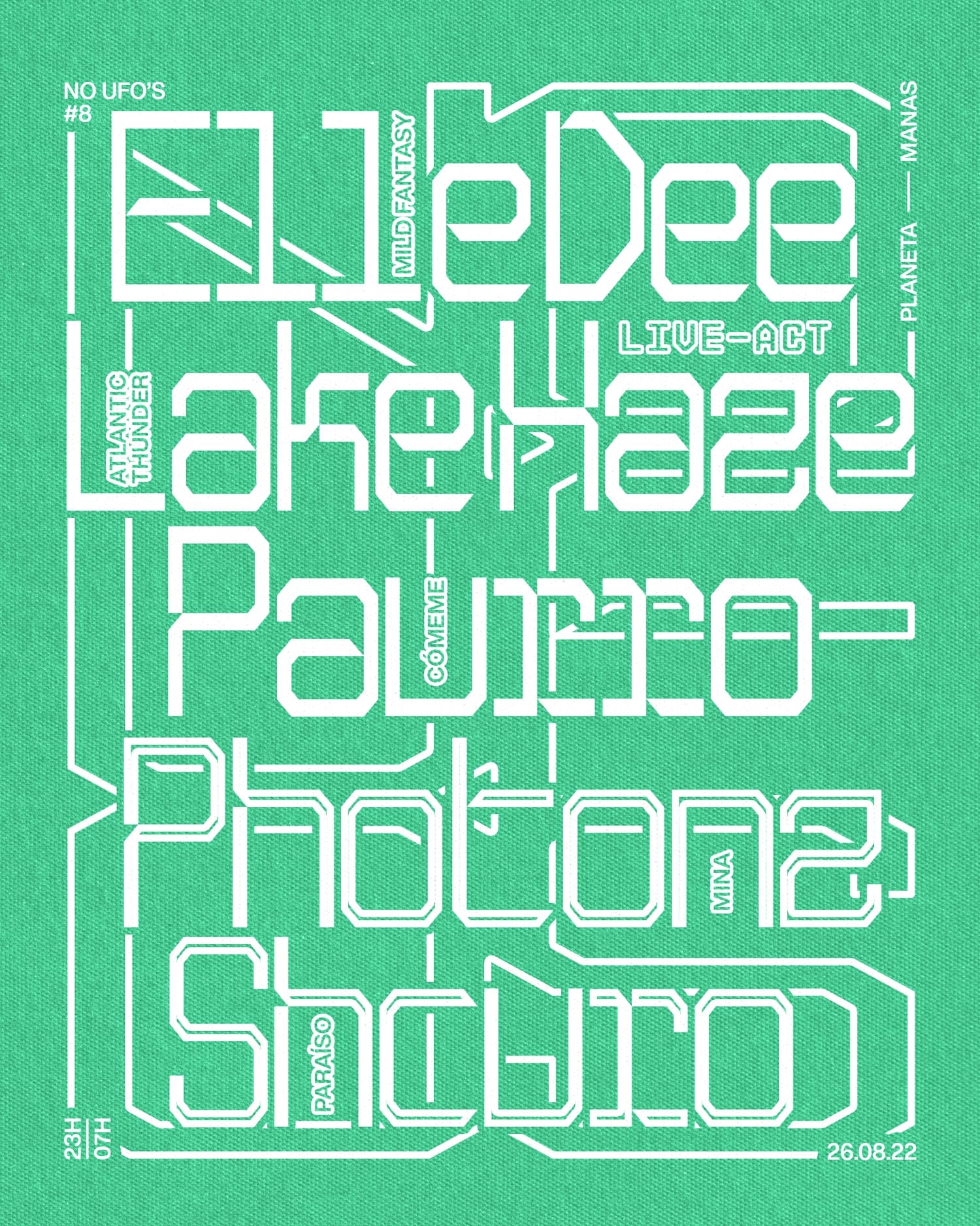 No Ufo's With Elle Dee, Lake Haze, Paurro, Photonz & Shcuro Cover