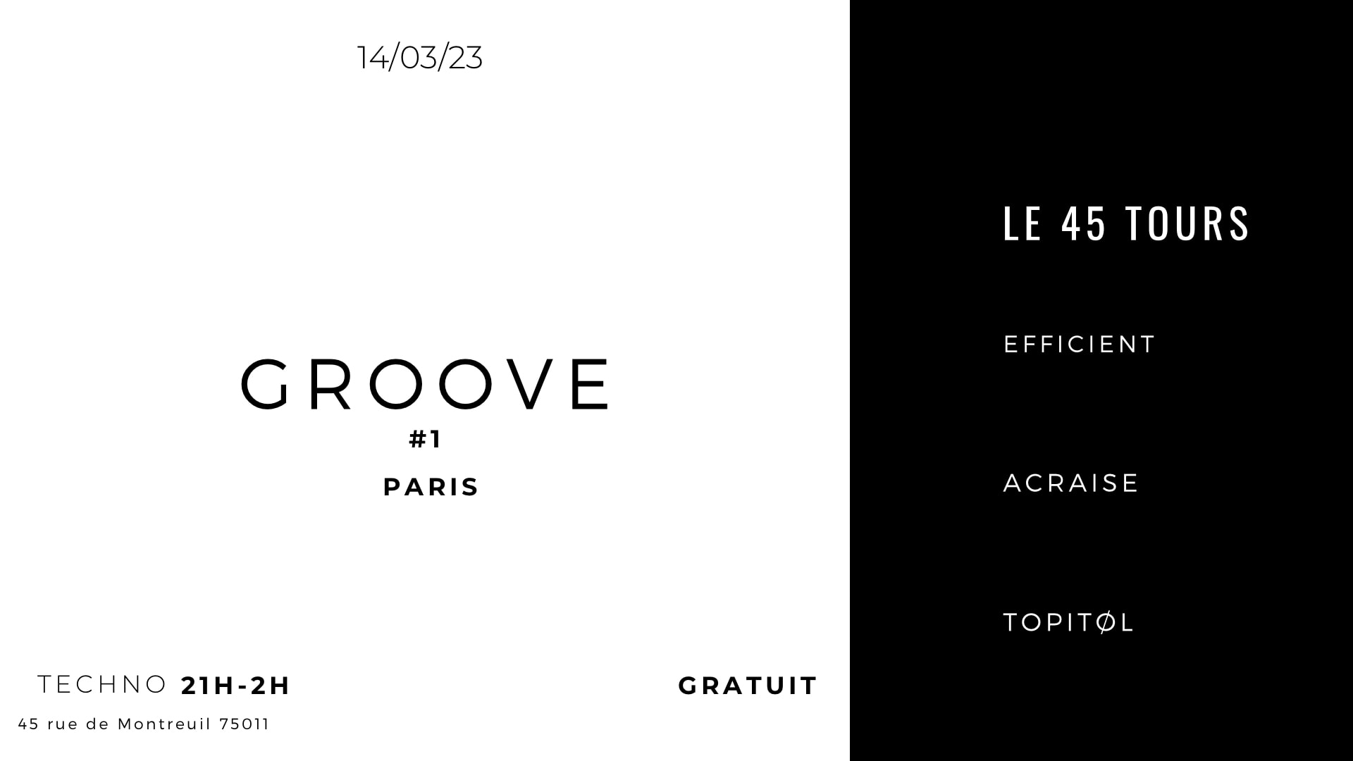 Groove #1 Cover