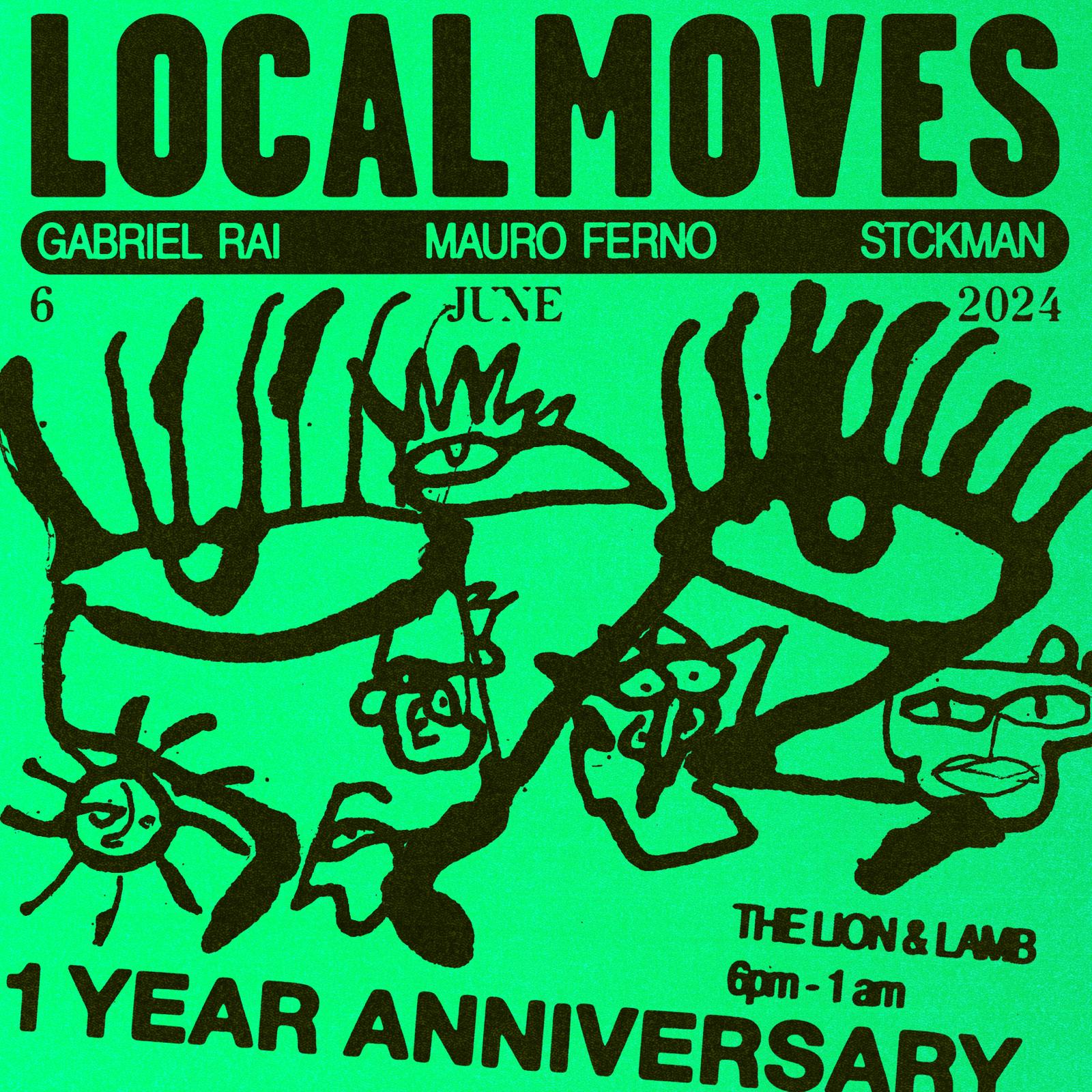 Local Moves #8 - 1 Year Anniversary - Cover