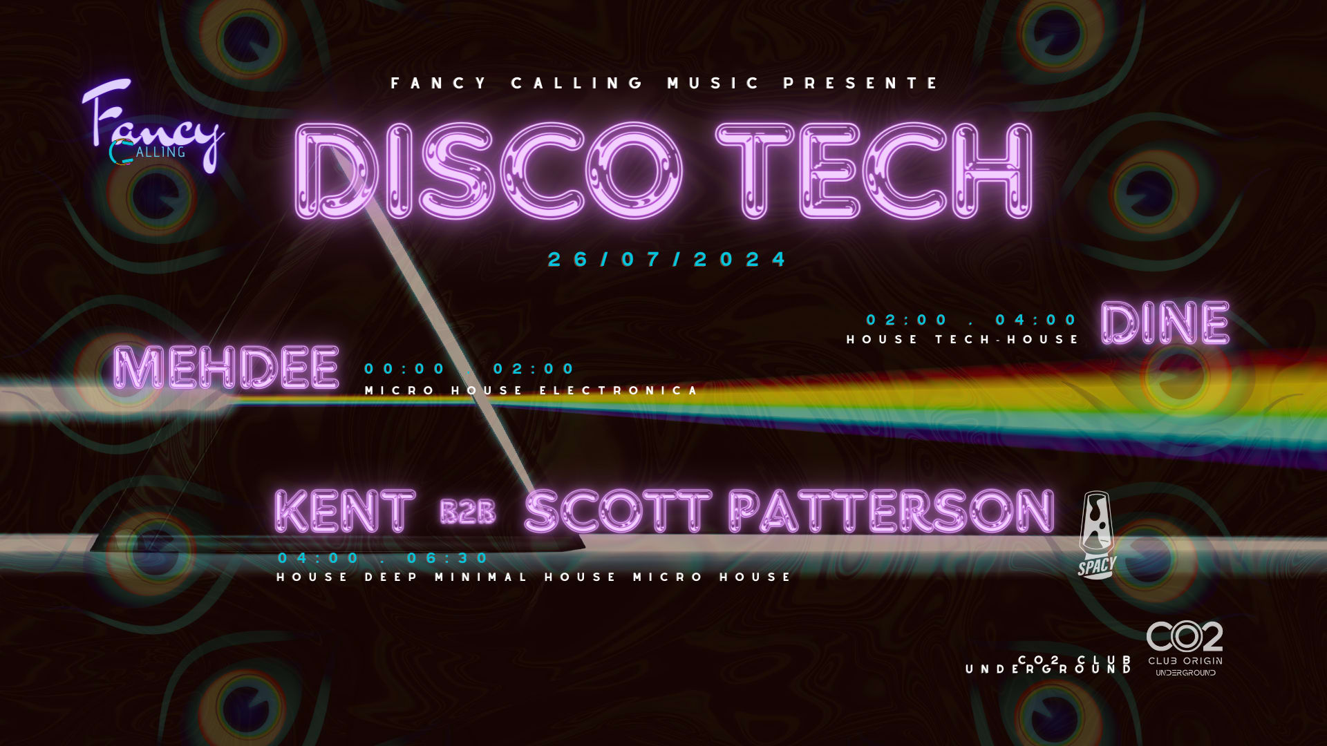 Disco Tech 🪩 Co2 Club Underground Cover