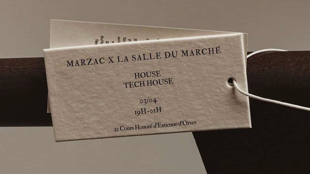 Marzac X La Salle Du Marché Cover