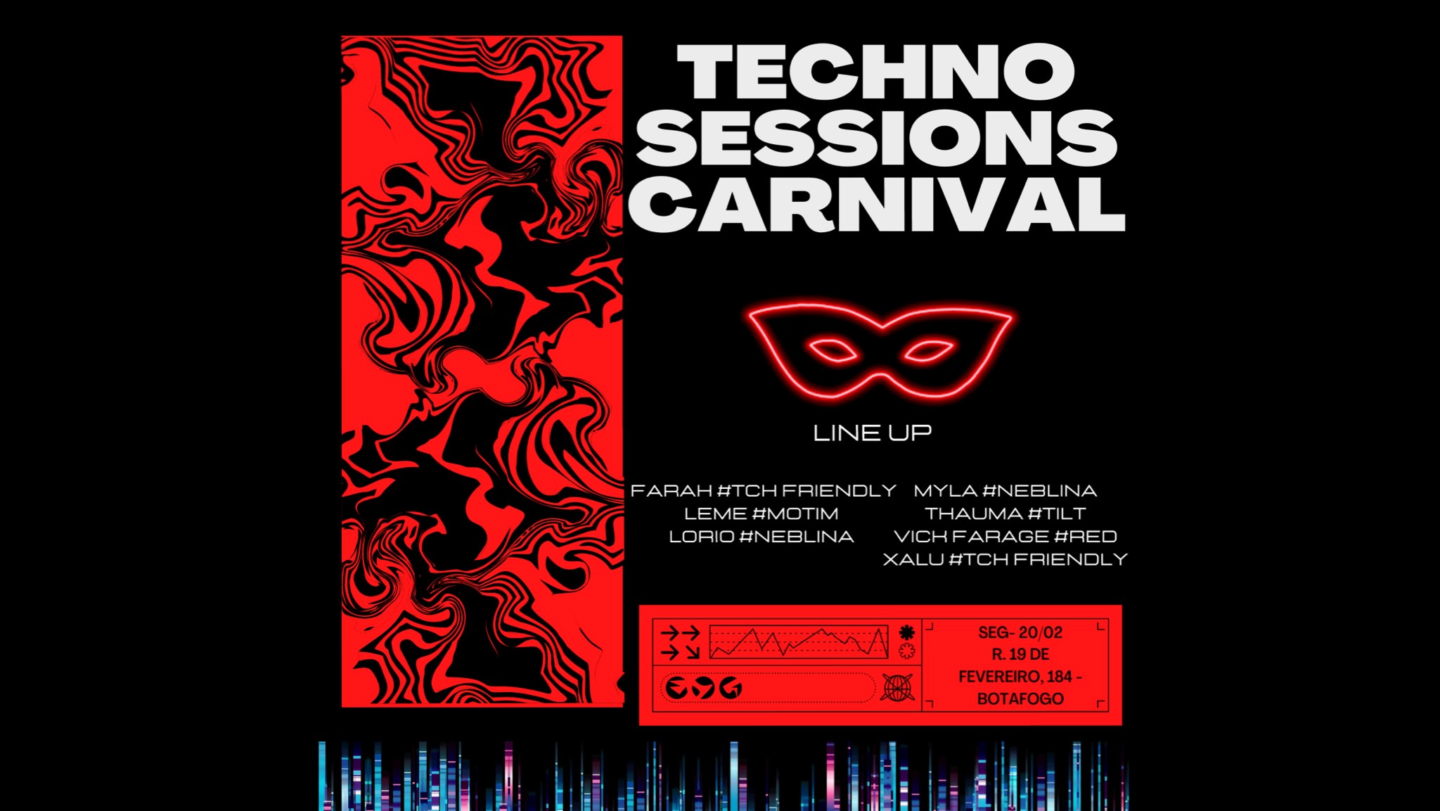 Techno Sessions Carnival - Segunda-Feira Cover