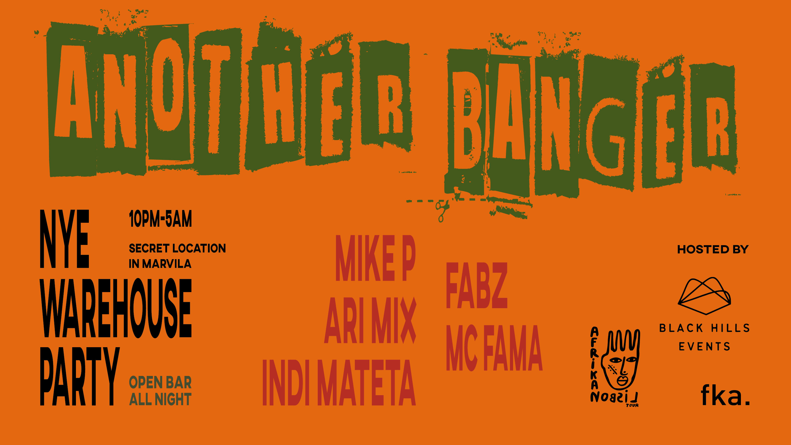 Another Banger Nye Warehouse Party Cover